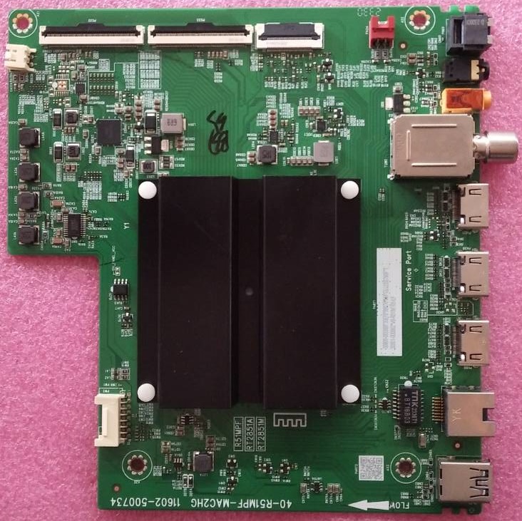 เมนบอร์ดทีวี ทีซีแอล TCL ของแท้มือสองพร้อมใช้งาน รุ่น 43T635 43C645 พาสบอร์ด 40-R51MPF-MAC2HG