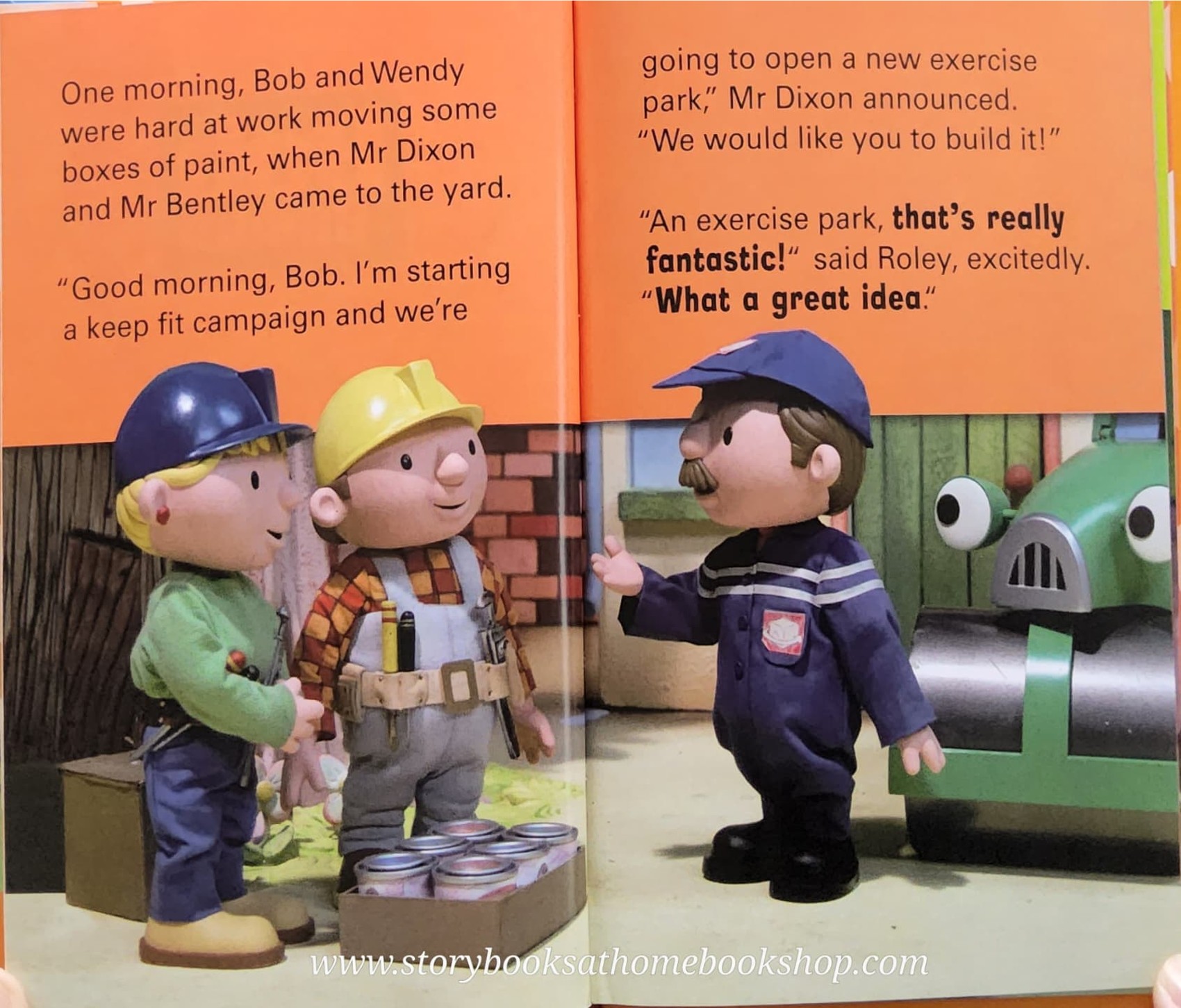 หนังสือนิทานปกแข็ง ** ♥️BOB THE BUILDER BOB AND THE GOALIE