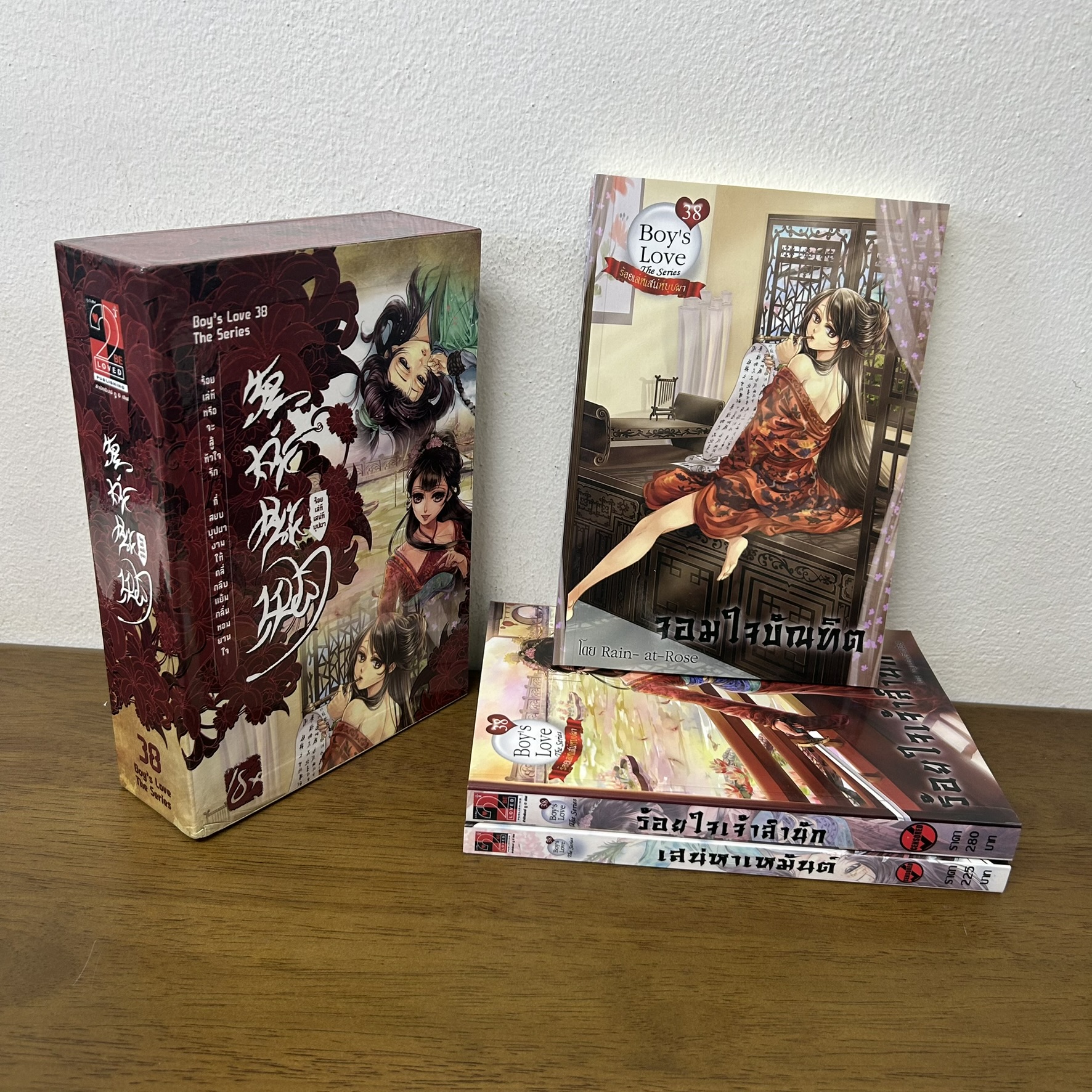 BOXSET Boy's love 38 ร้อยใจจ้าวสำนัก เสน่หาเหมันต์ จอมใจบัณฑิต (มือสอง) นิยายวาย วายแปล