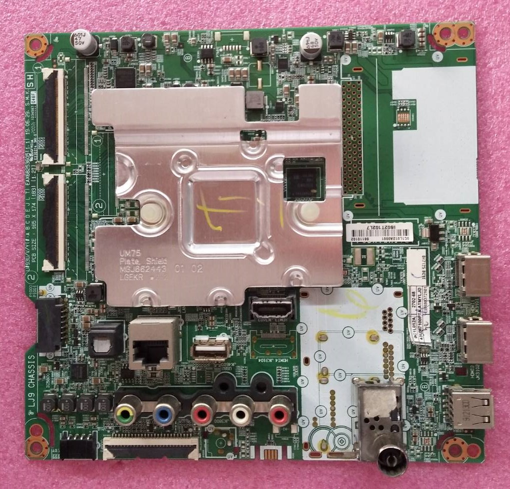 เมนบอร์ดทีวีแอลจี (Mainboard TV LG) ของแท้ถอดจากเครื่อง ใช้กับรุ่น 43UM7100PTA.ATMYLJD