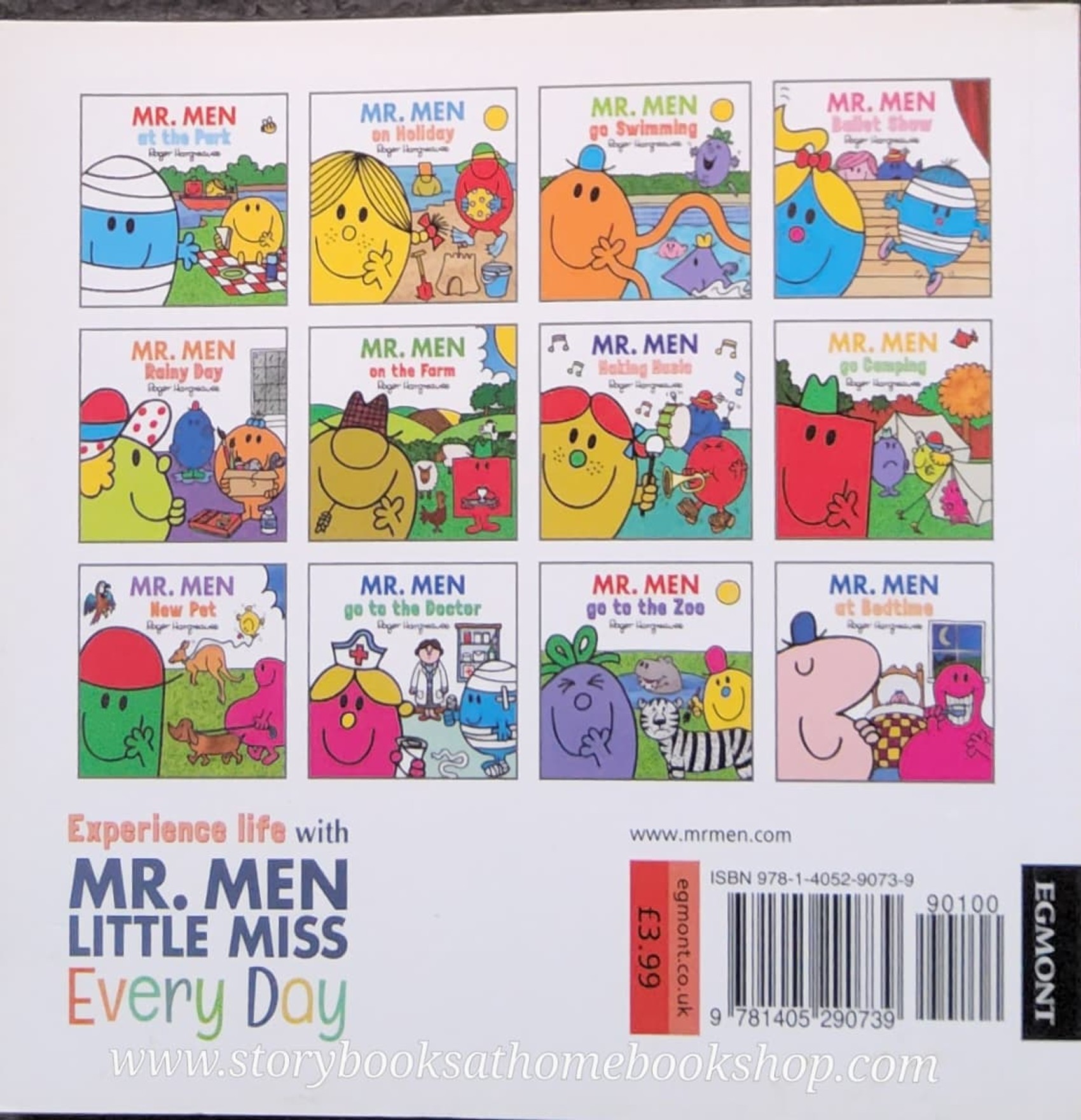 หนังสือนิทานปกอ่อน** 👉LITTLE MISS&MR.MEN👍 🍅🍅MR. MEN RAINT DAY by Roger Hargreaues