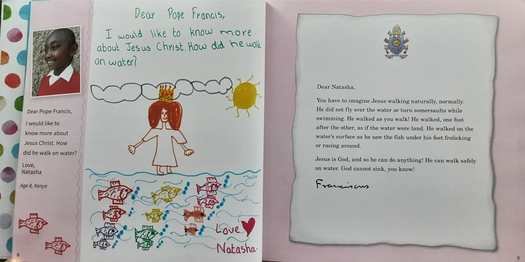 หนังสือนิทานปกแข็ง 🍅🍓Dear Pope Francis (The Pope Anserts Letters from Children Around the World)