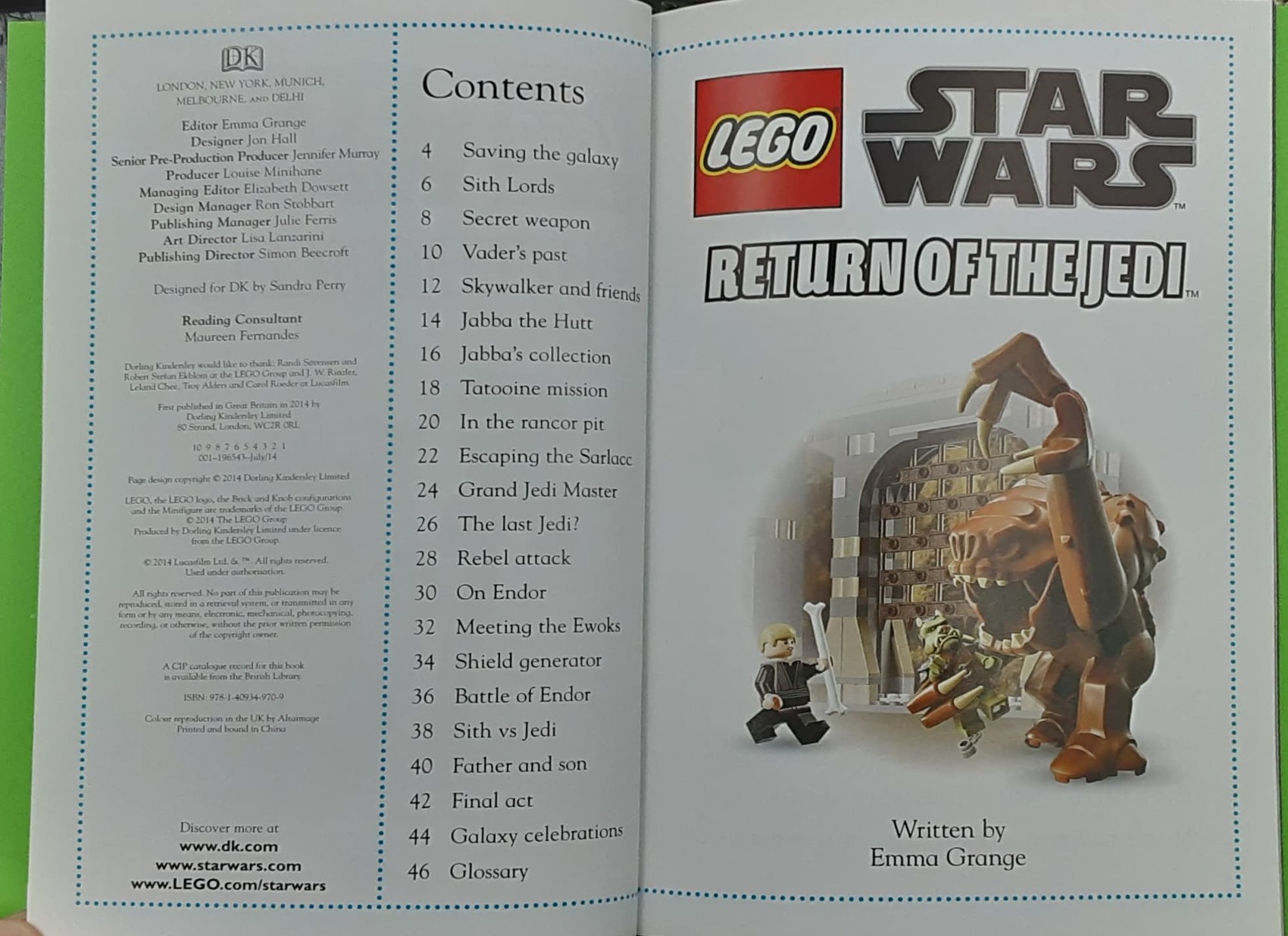 หนังสือนิทานปกแข็ง ** 🍅🍓 LEGO STARWARS: RETURN OF THE JEDI