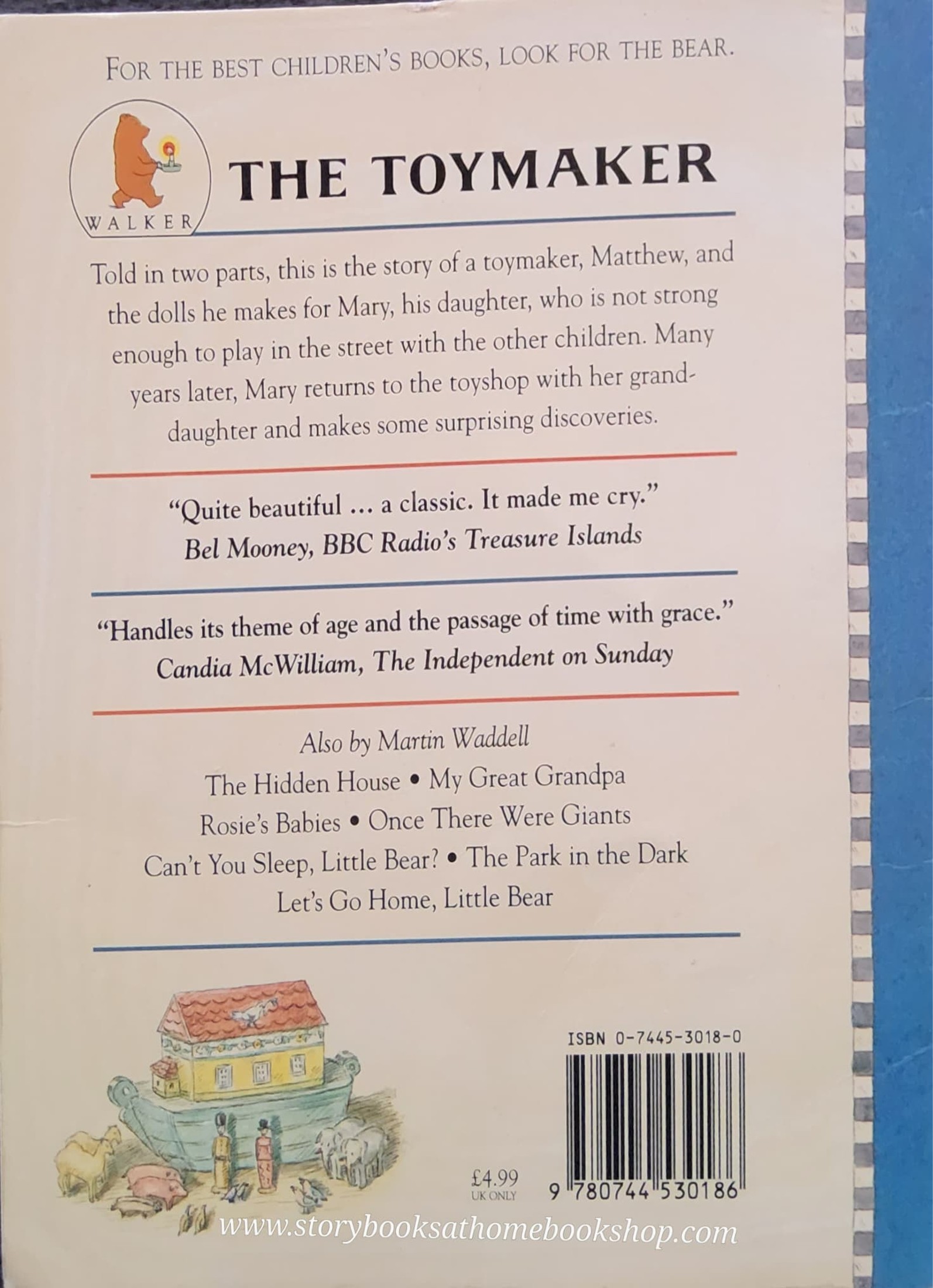 หนังสือนิทานปกอ่อน ** 🍓🍓 THE TOYMAKER BY MARTIN WADDELL.TERRY MILNE🍅🍅