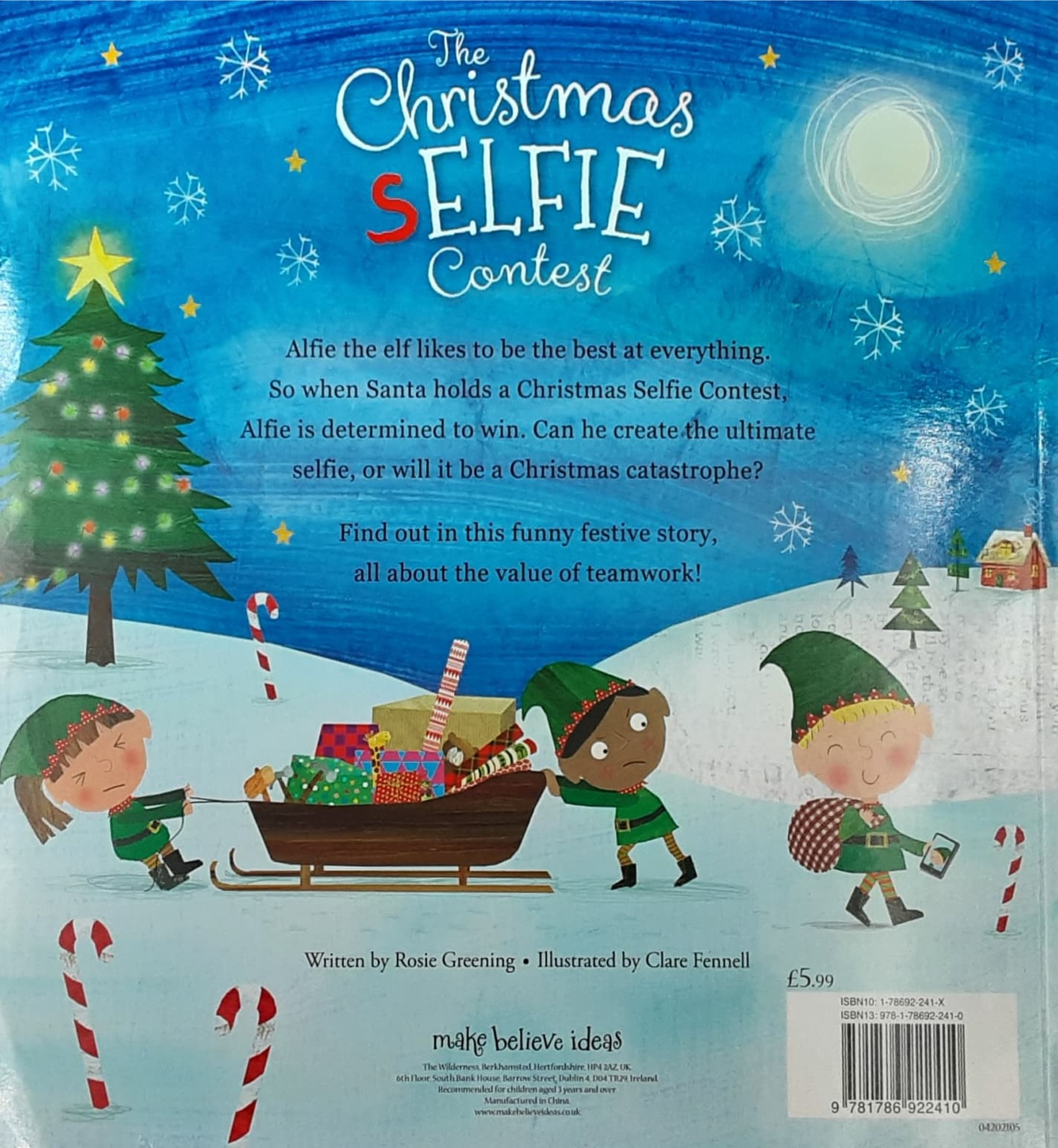 หนังสือนิทานเด็ก ภาษาอังกฤษ ปกอ่อน** 🍅🍓THE CHRISTMAS SELFIE CONTEST