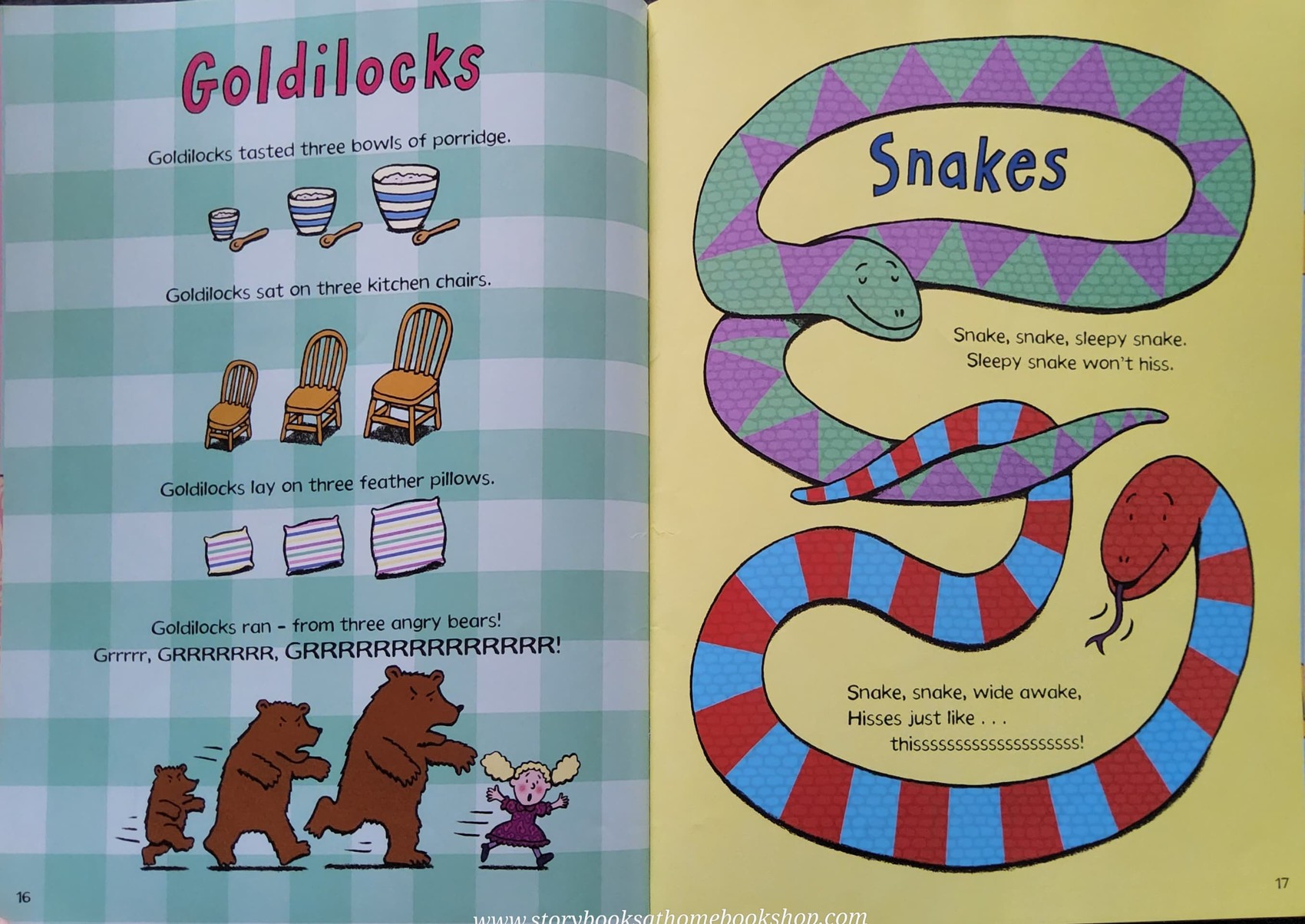 หนังสือนิทานปกอ่อน** 🍅🍅WRIGGLE AND ROAR! WHYMES TO JOIN IN WITH BY JULIA DONALSON AND NICK SHARRATT