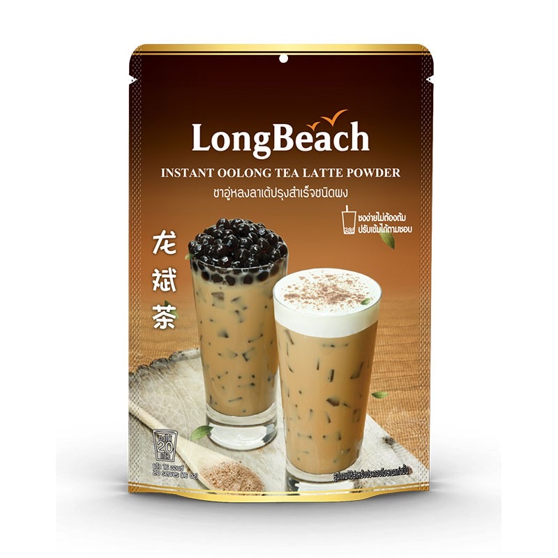￼ผงชาอู่หลงลาเต้ 300 กรัม ตราลองบีช LongBeach