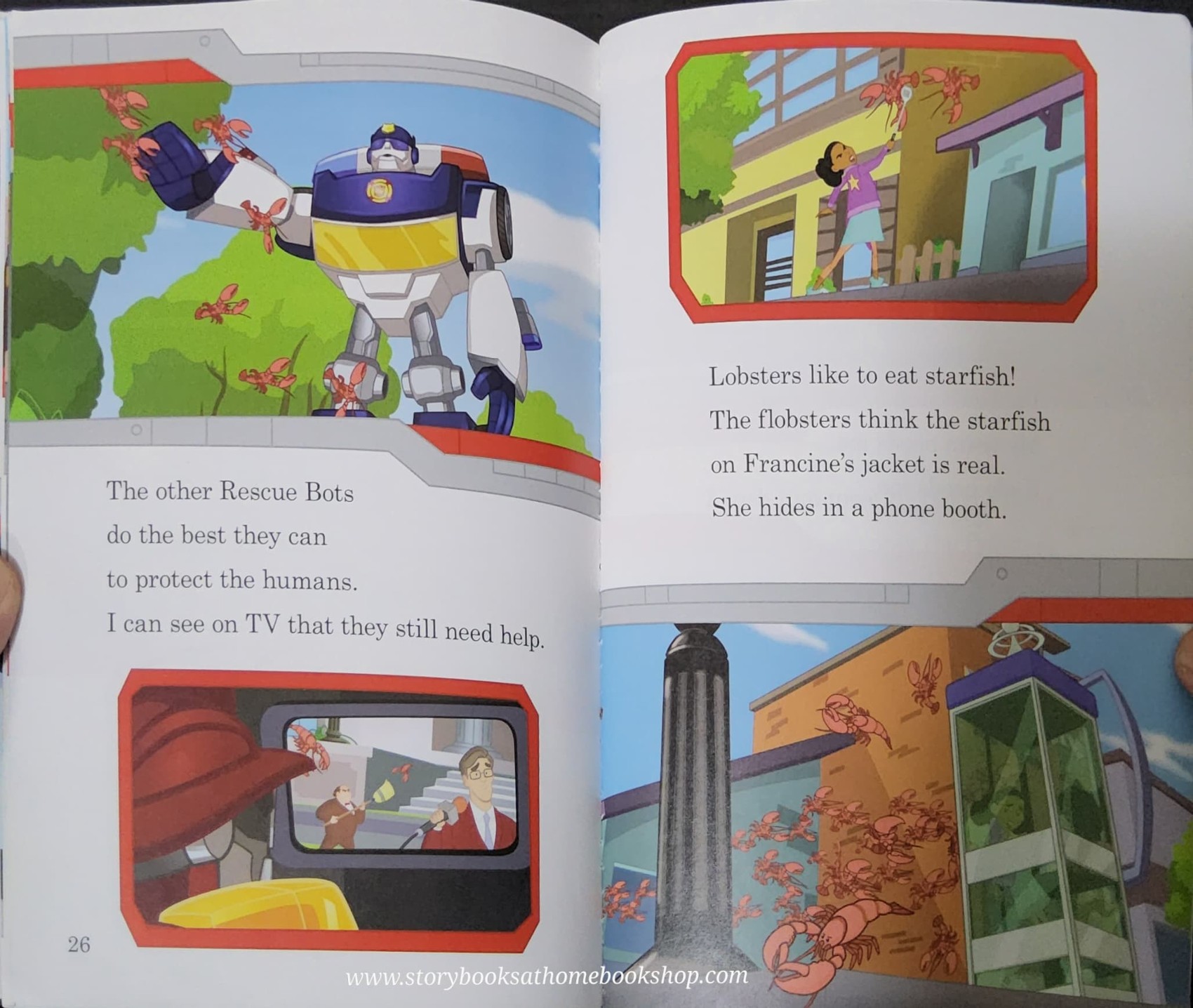 หนังสือนิทานปกอ่อน** 🍅🍓TRANSFORMERS RESCUE BOTS:MEET HEATWAVE THE FIRE-BOT L.1