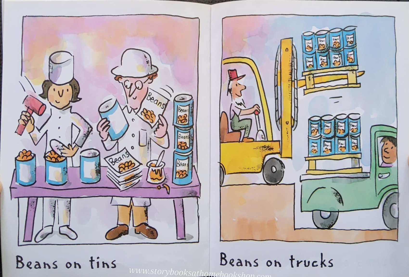 หนังสือนิทานปกอ่อน** 🍅🍓READING TOGETHER: BEANS ON TOASTBY PAUL DOWLING