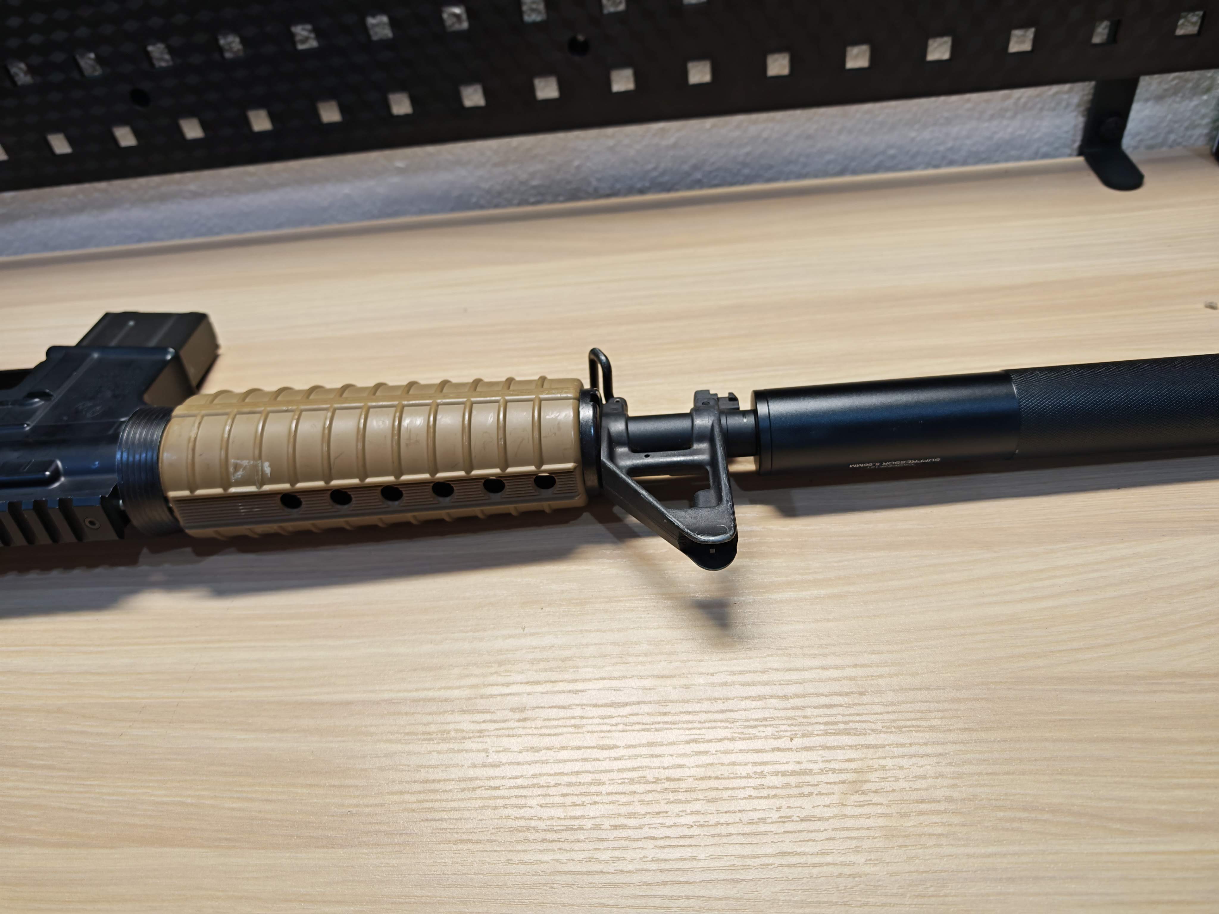 Tokyo Marui M933 Commando M4 + ที่เก็บเสียง AEG BB Gun บีบีกัน Airsoft Gun ปืนอัดลม ปืนยาวไฟฟ้า มือสอง