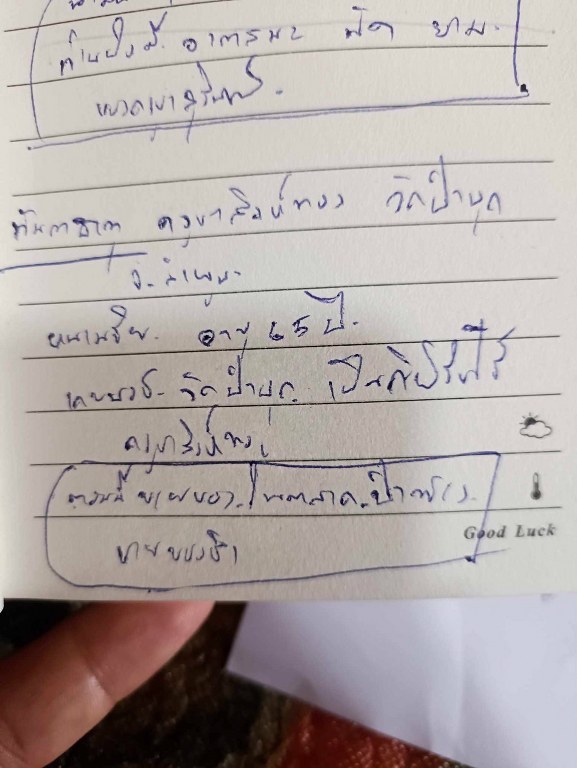 พระทันตธาตุครูบาสิงห์ทอง อินทวังโส วัดป่าบุก ต.แม่แรง อ.ป่าซาง จ,ลำพูน ได้จากหนานชัย ปัจจุบันอายุ 65 ปี (บันทึกปี 2567) ขอยของชำในตลาดสด อ.ป่าซาง เคยบวชอยู่ที่วัดป่าบุก เคยเป็นศิษย์รับใช้ครูบาสิงห์ทอง
