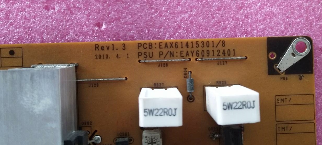 POWER SUPPLY LG แอลจี ของแท้ถอดจากเครื่อง รุ่น42PJ650R 42PJ650R 42PJ250R 42PJ350R พาร์ทEAY60912401 EAX6141530