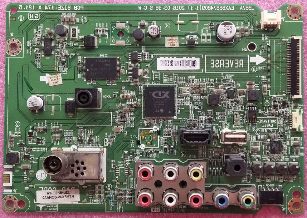 เมนบอร์ดทีวี LG แอลจี ของแท้ถอดจากเครื่อง รุ่น 32LH510D