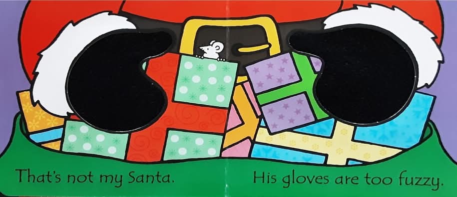 Touch and Feel Board Book** 🍅🍓That's not my Santa...