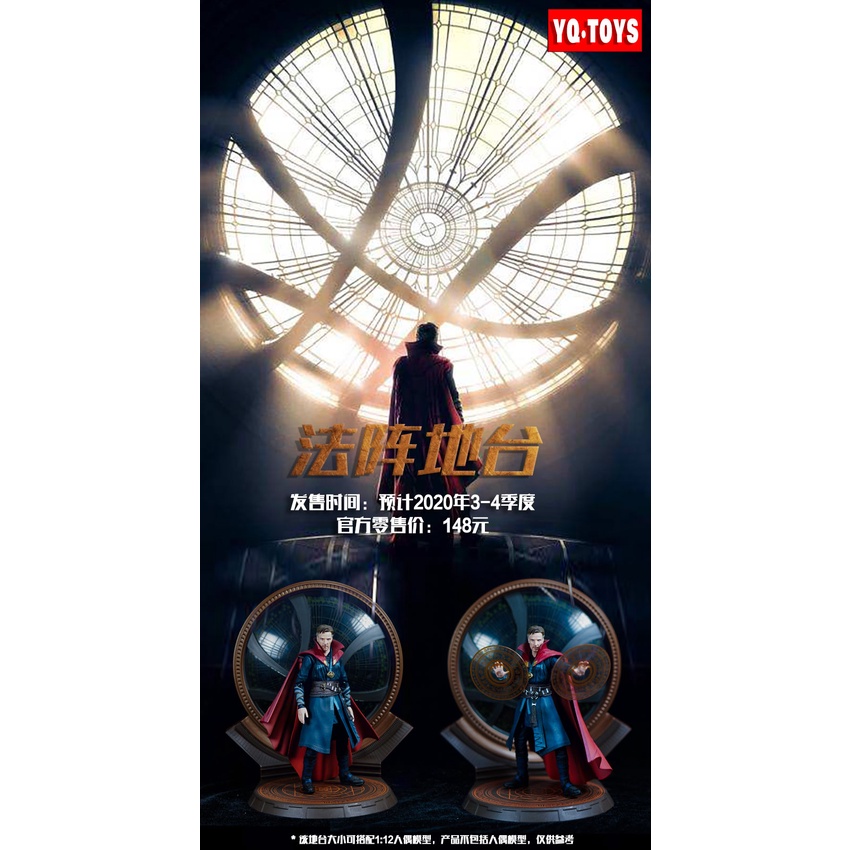 ฐานฉาก แซงทัม แซงทอรัม ด็อกเตอร์สเตรนจ์ สเกล1/12 Dr.Strange Sanctum Sanctorum Scene Base 1/12 ค่าย YQ TOYS