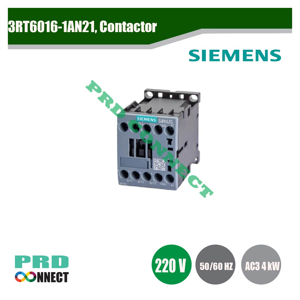 3RT6016-1AN21, Contactor, SIEMENS