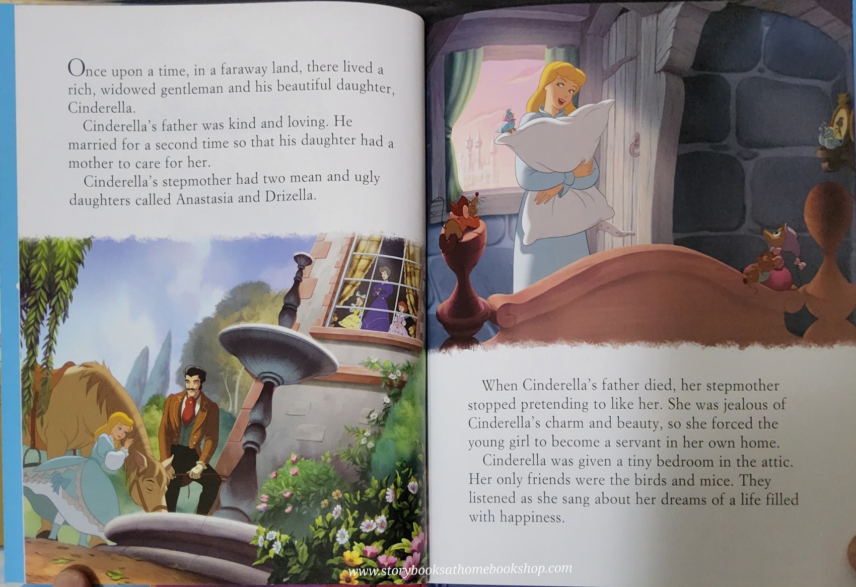 หนังสือนิทานปกแข็ง CINDERELLA