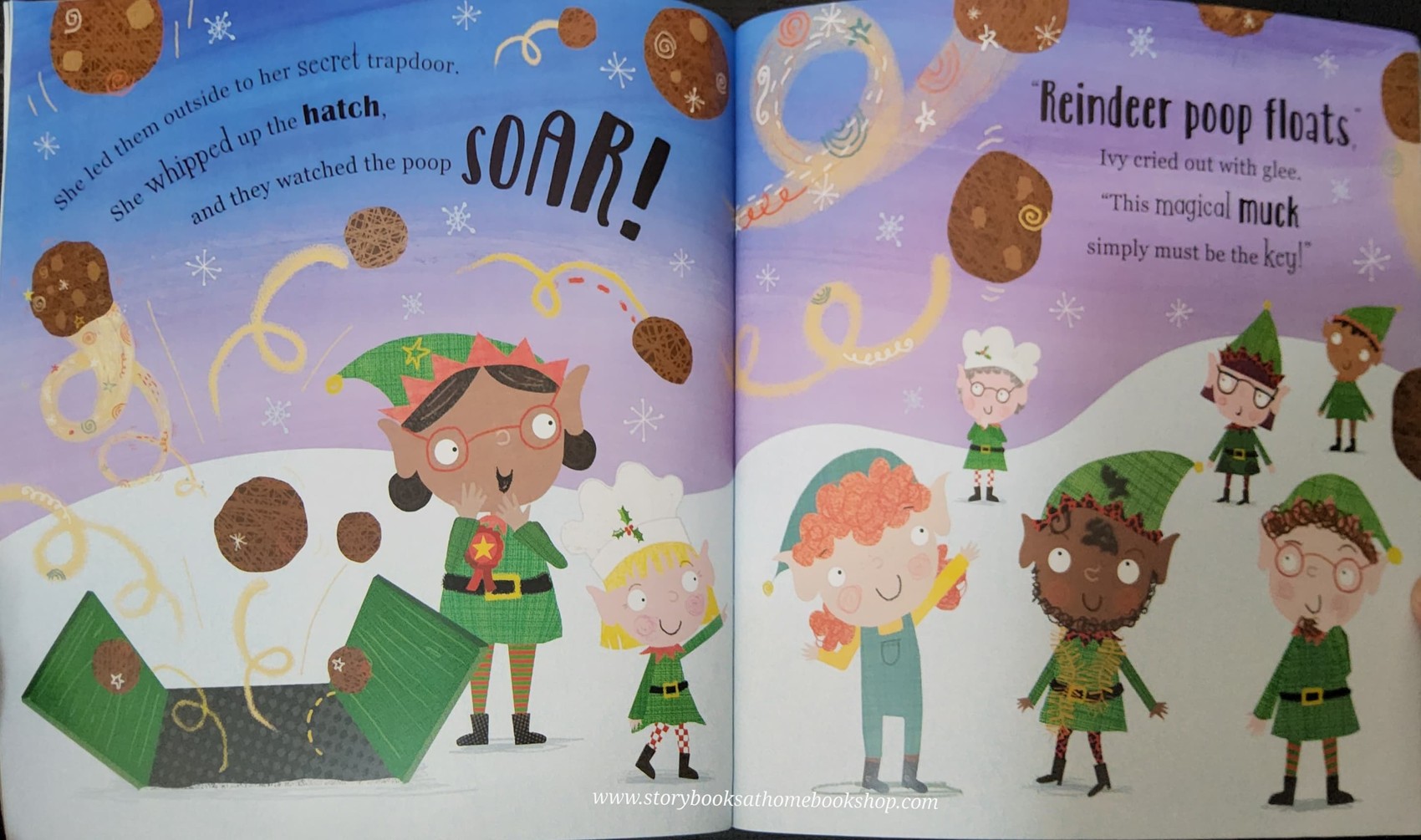 หนังสือนิทานปกอ่อน** 🍅🍅A POOP-POWERED CHRISTMAS!