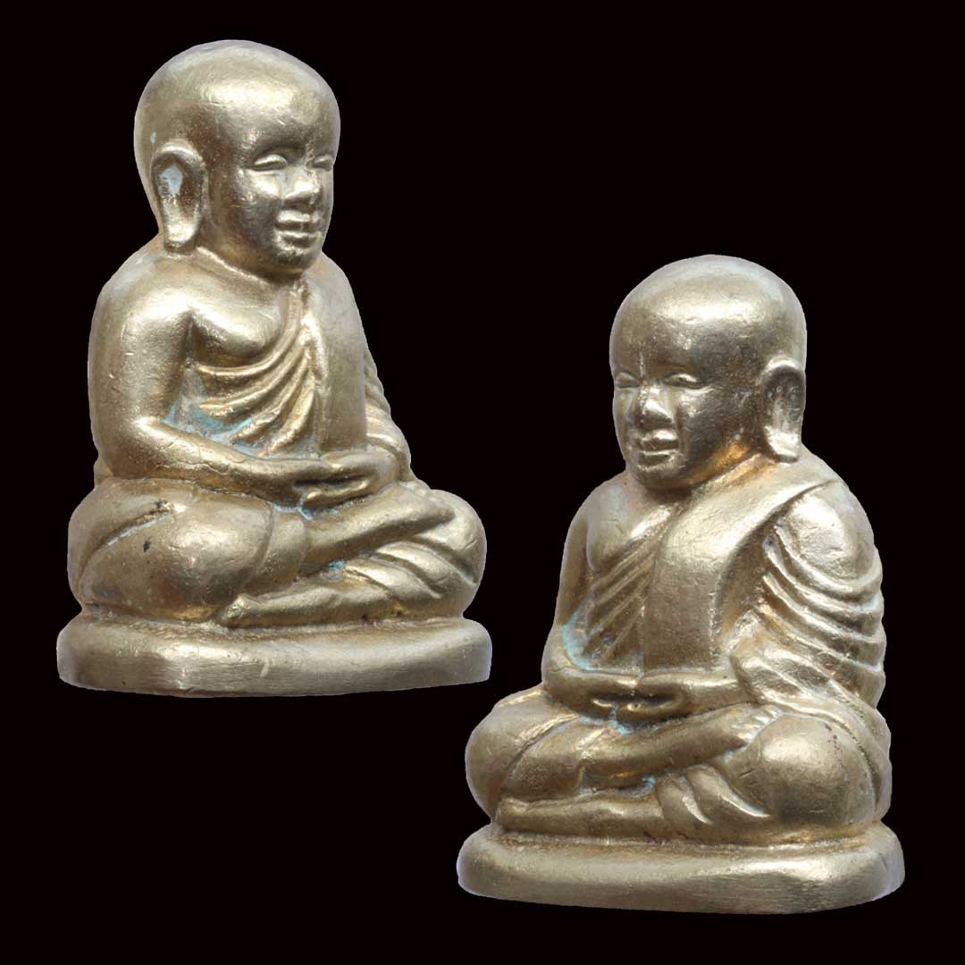 หลวงพ่อเงิน วัดบางคลาน รุ่นกองทุน 53 (พิมพ์นิยม) เนื้ออัลปาก้า หมายเลข 14965