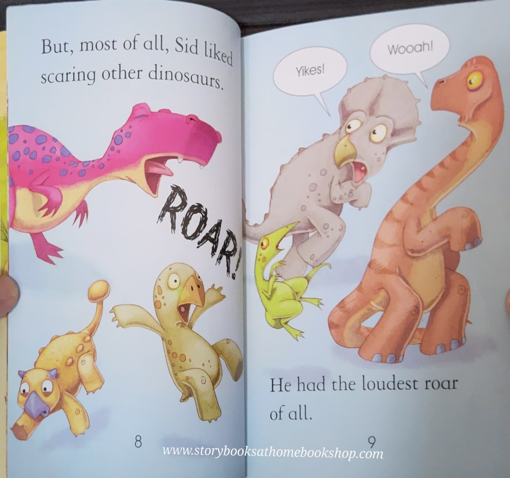 หนังสือนิทานปกอ่อน** ♥️USBORNE FIRST READING: THE DINOSAUR WHO LOST HIS ROAR