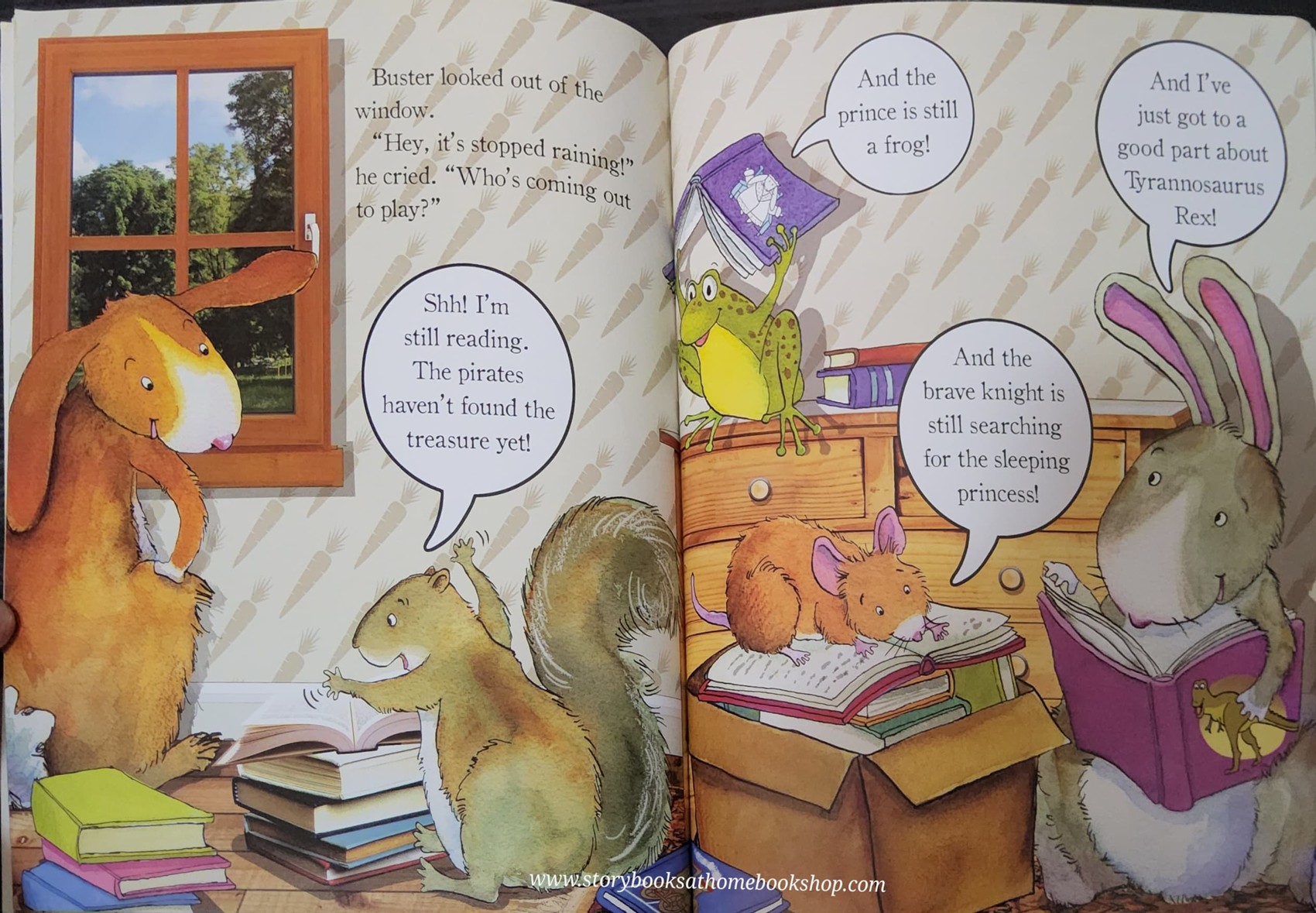 หนังสือนิทานปกอ่อน ** 🍅🍅BUNNY LOVES TO READ