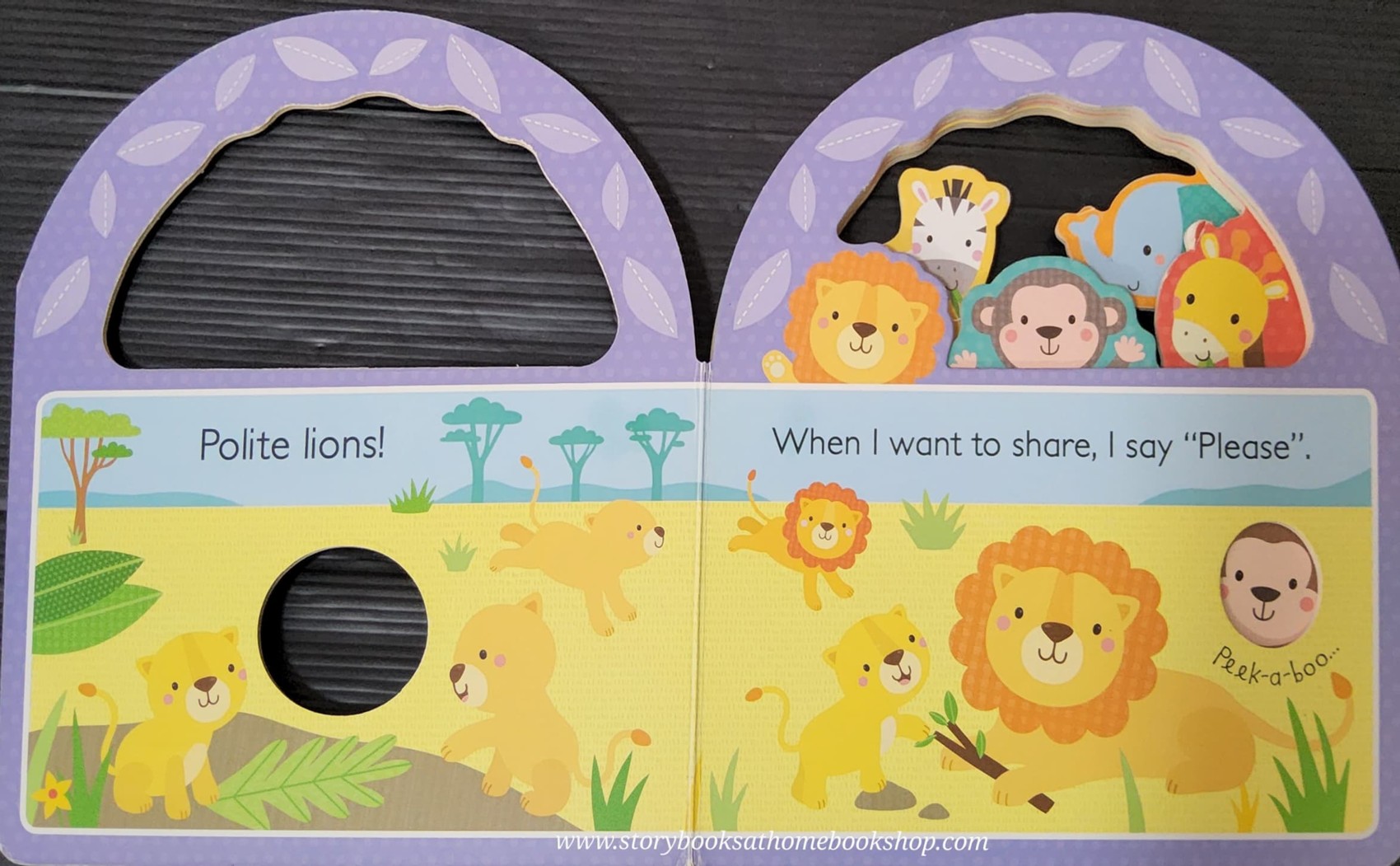 BOARD BOOK** 🍅🍅PEEK-A-ABOO PLAYBOOK: I CAN SAY PLEASE