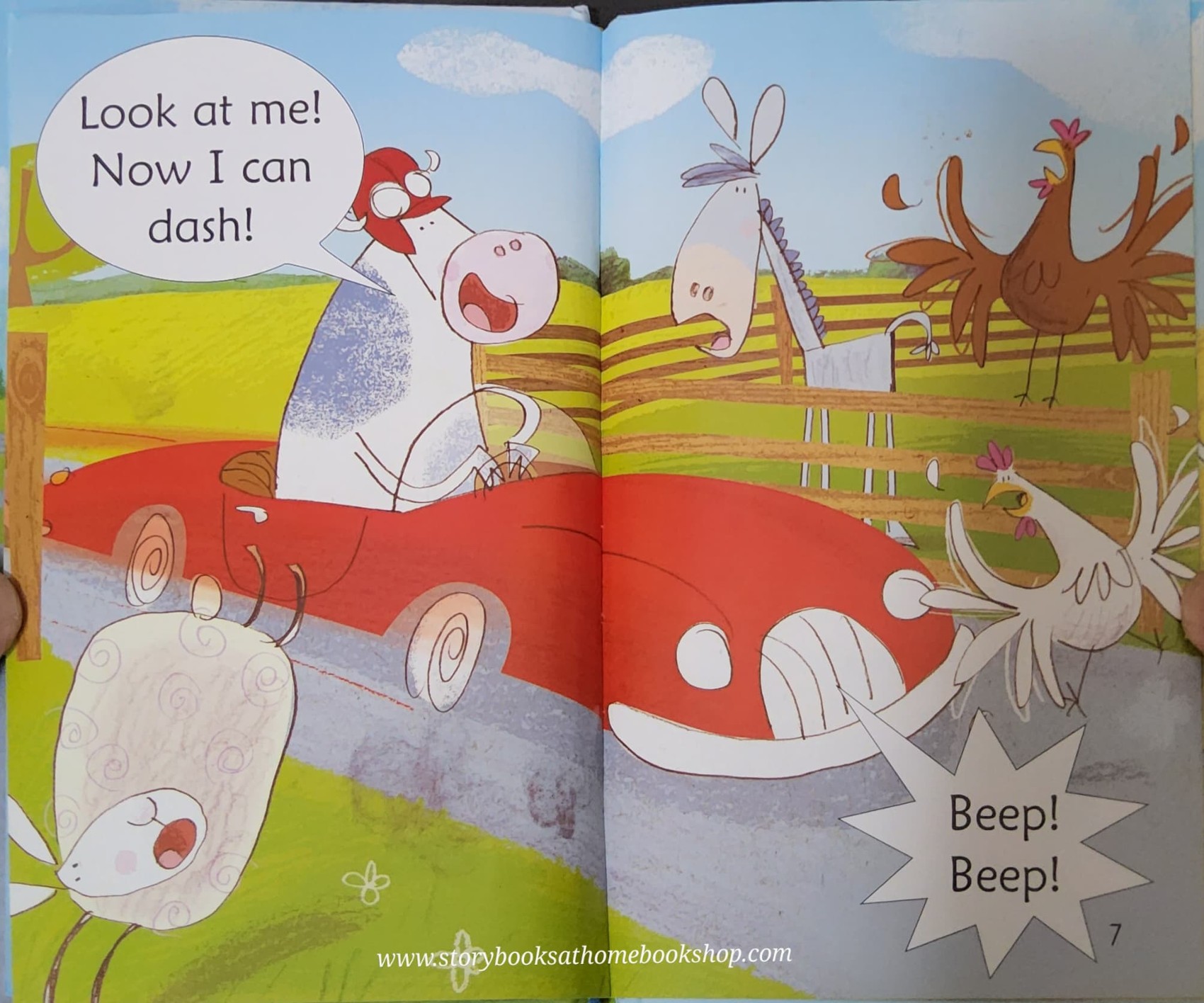 หนังสือนิทานปกแข็ง** 🍅🍓USBORNE VERY FIRST READING BOOK7:STOP THAT COW!