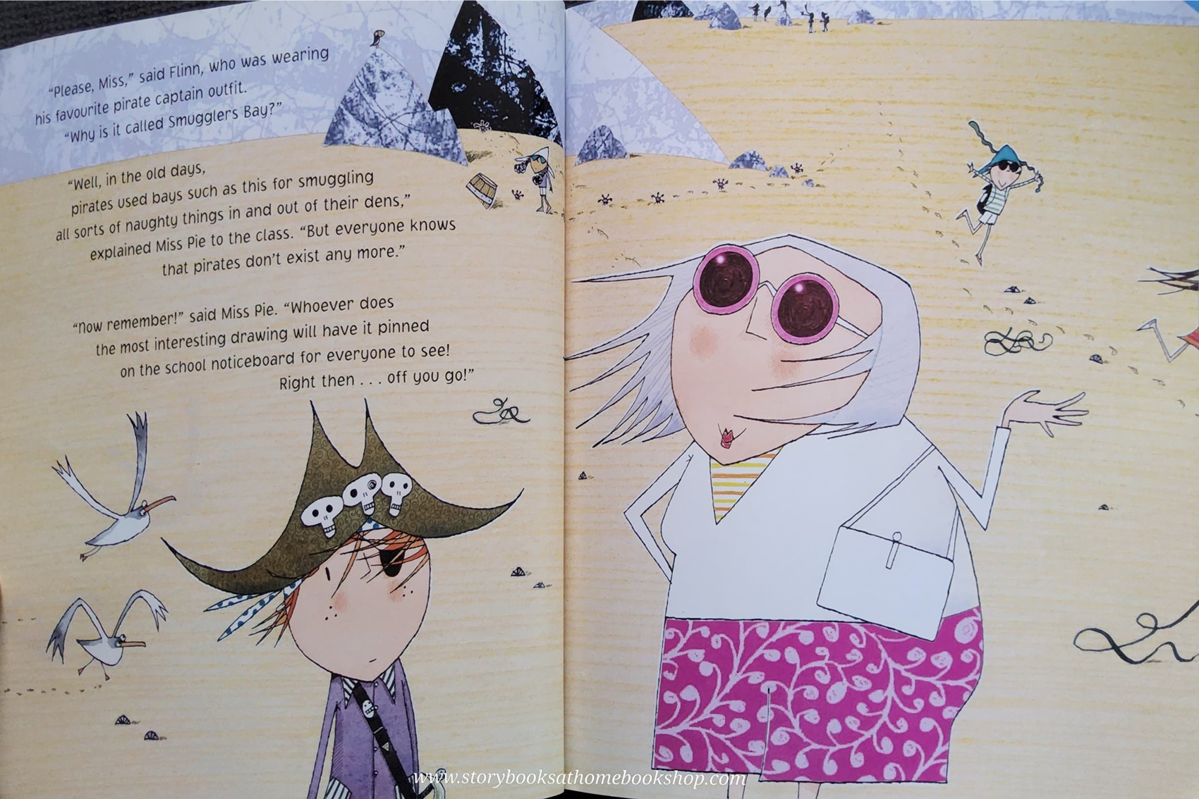 หนังสือนิทานปกอ่อน ** 🍅CAPTAIN FLINN AND THE PIRATE DINOSAURS SMUGGLERS BAY