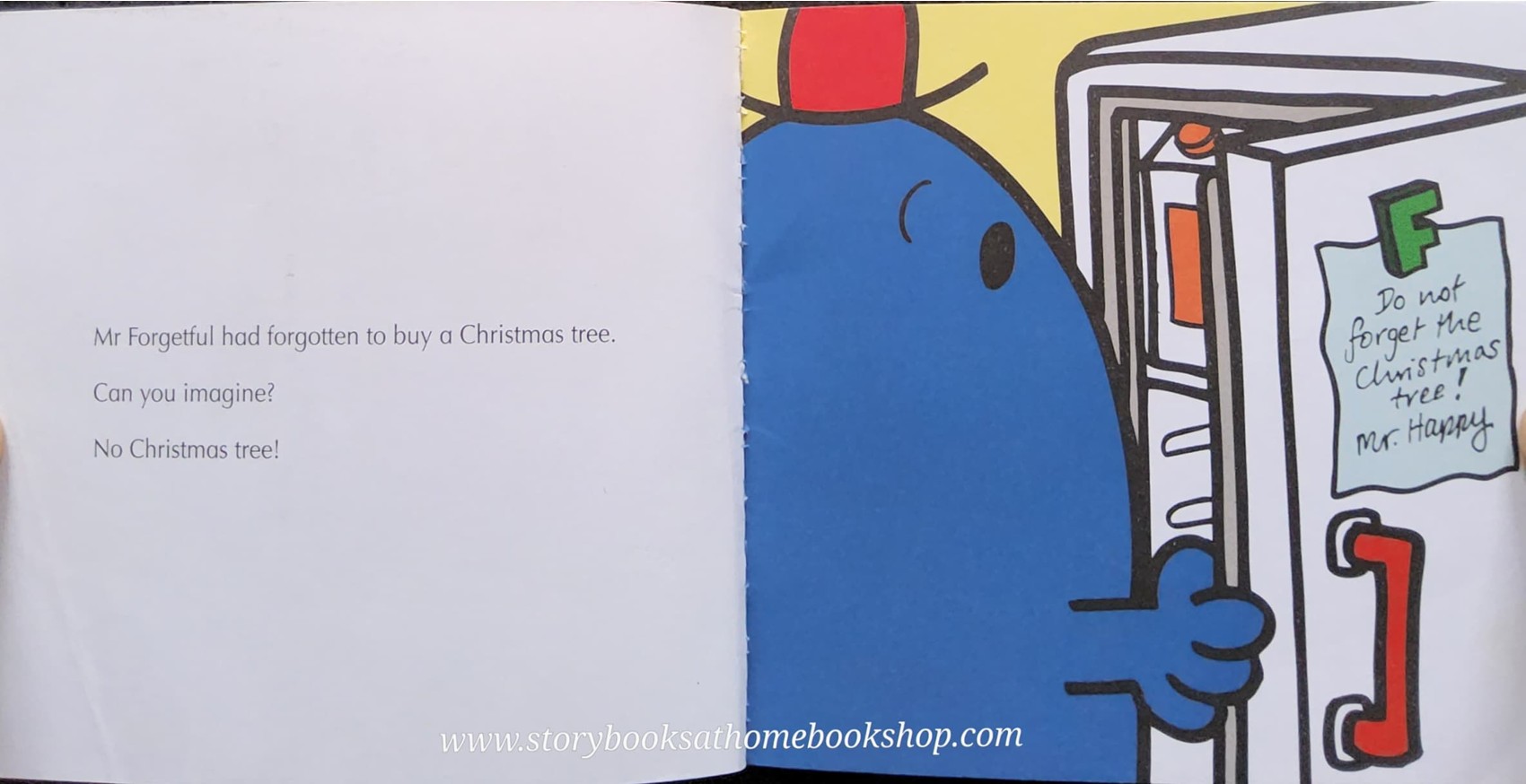 หนังสือ Bestseller Small book** **หนังสือนิทานปกอ่อน** 👉LITTLE MISS&MR.MEN👍 🍅🍅MR.MEN THE CHRISTMAS TREE by Roger Hargreaues