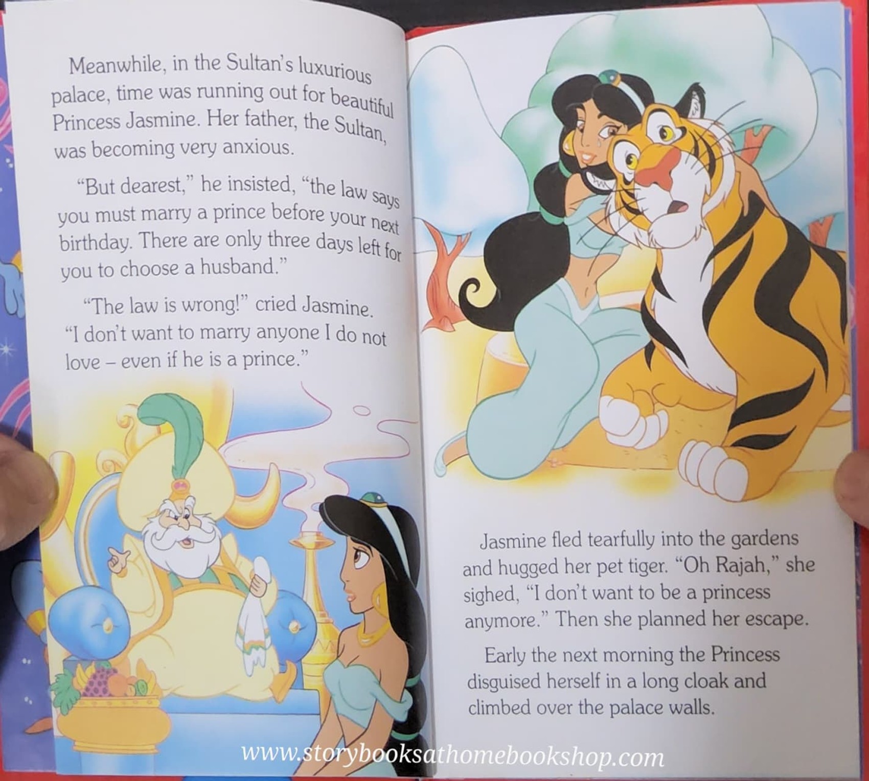 หนังสือนิทานปกแข็ง** 🍅🍓DISNEY ALADDIN