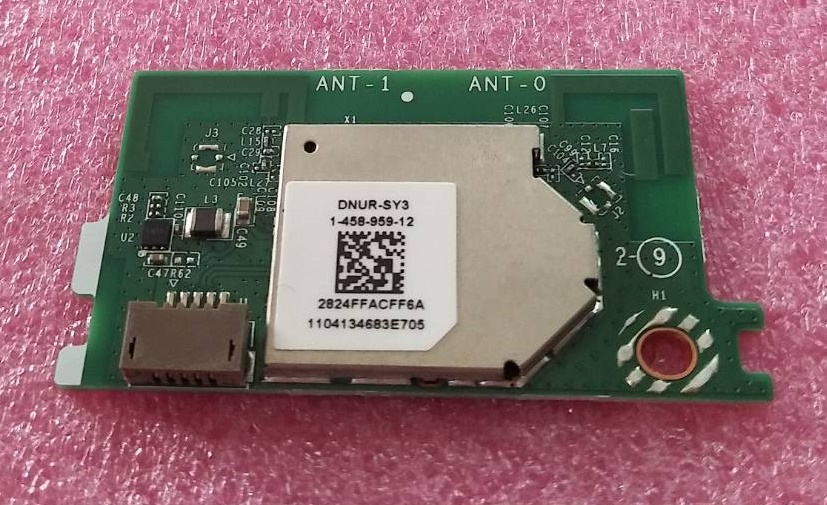 ตัวรับสัญยาน WIFI ทีวี SONY(โซนี่) อะไหล่แท้/มือสองพร้อมใช้งาน พาร์ท1-458-959-12 รุ่น KD-55X7000E