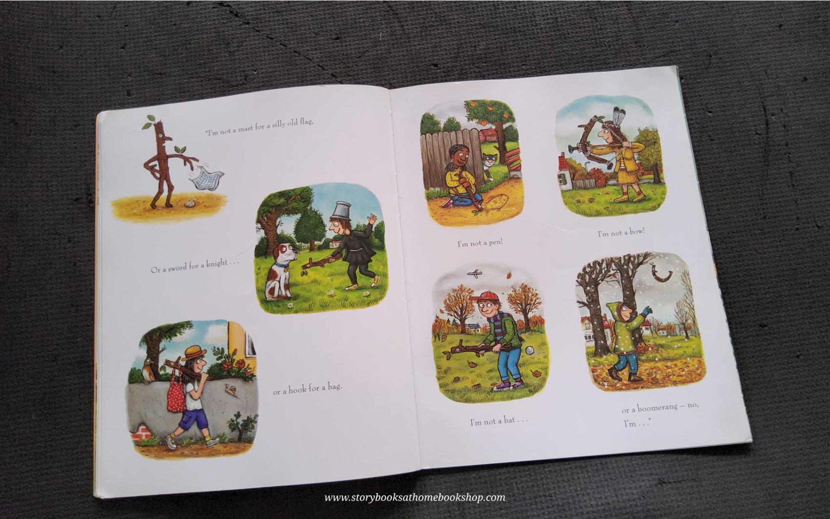 หนังสือนิทานปกอ่อน ** 🍅🍓STICK MAN BY JULIA DONALDSON.AXEL SCHEFFLER