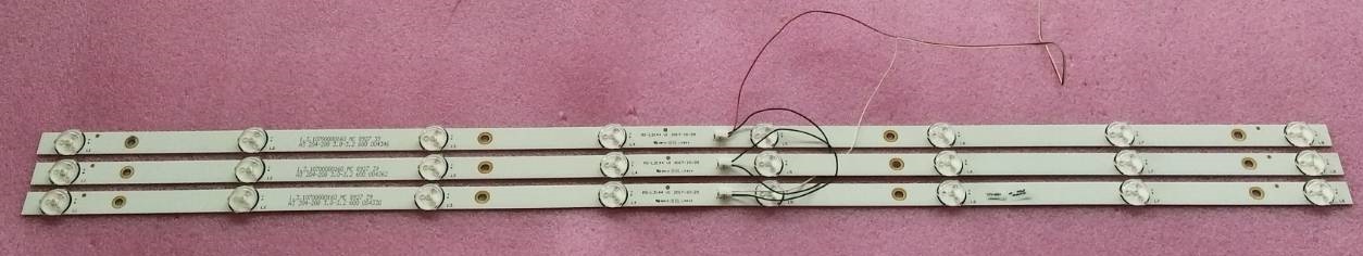 หลอดแบล็คไลท์ทีวี นาโน NANO ของแท้ถอดจากเครื่อง รุ่น LTV-4001 (8LED X 3)