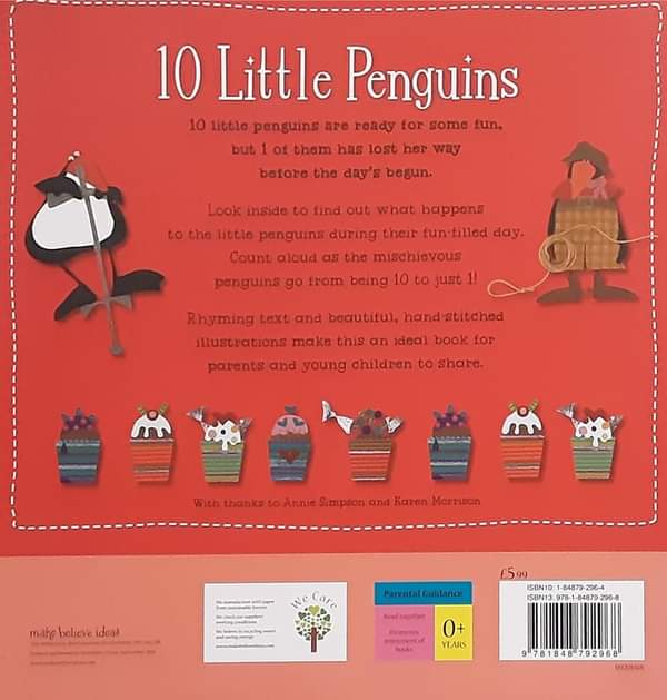 หนังสือนิทานปกอ่อน ** 🍅🍓 10 LITTLE PENGUINS♥️♥️
