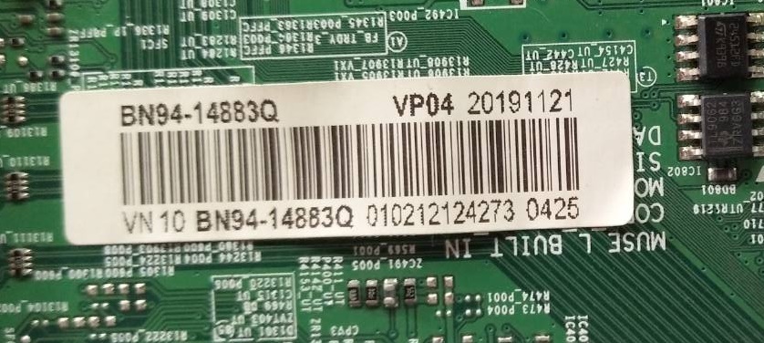 เมนบอร์ดซัมซุง SAMSUNG ของแท้ถอดจากเครื่อง รุ่นUA43RU7100KXMR UA43RU7100KXXT พาร์ทBN94-14883Q BN94-15023W