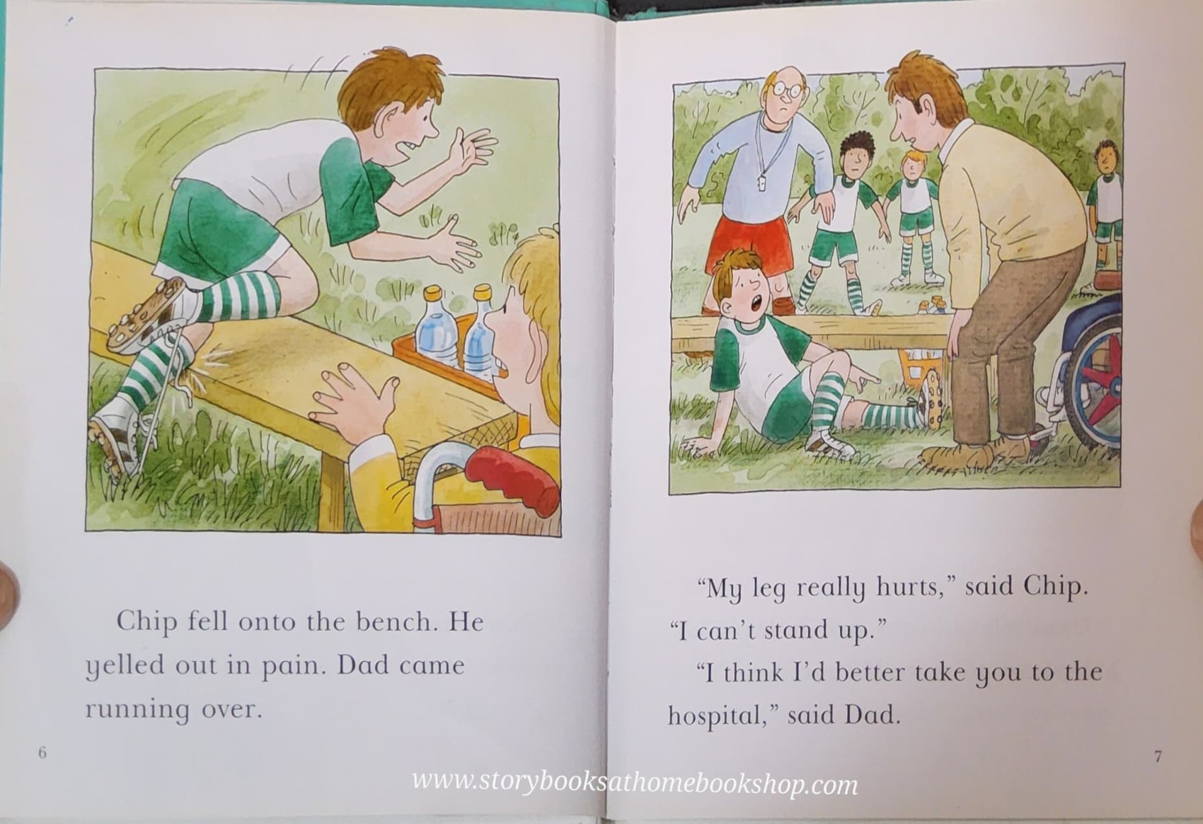 หนังสือนิทานปกแข็ง** 🍅READ AT HOME:FIRST EXPERIENCES: AT THE HOSPITAL