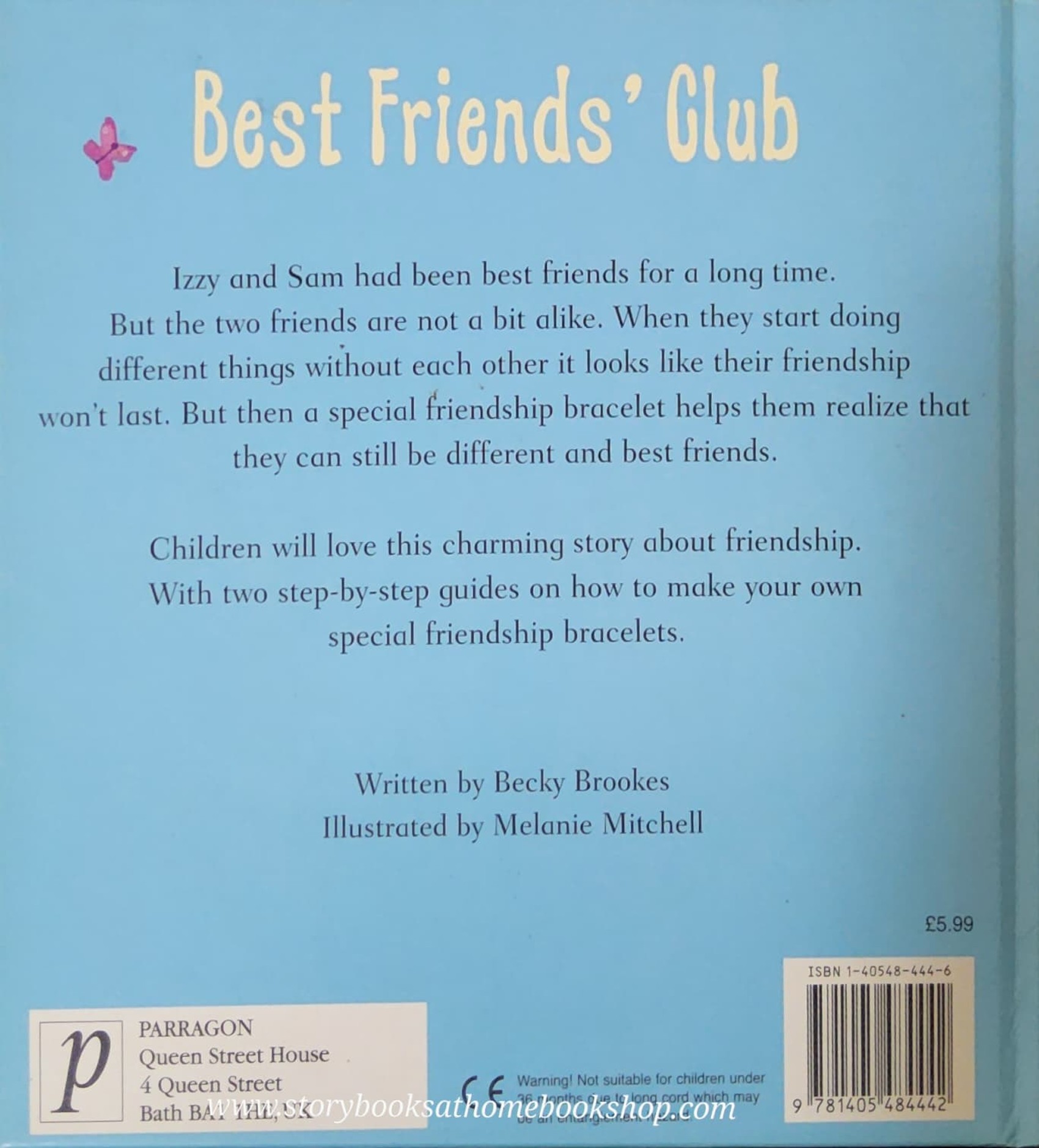 หนังสือนิทานปกแข็ง ** 🍅🍓BEST FRIENDS' CLUB read the story and Learn how to make your own bracelets