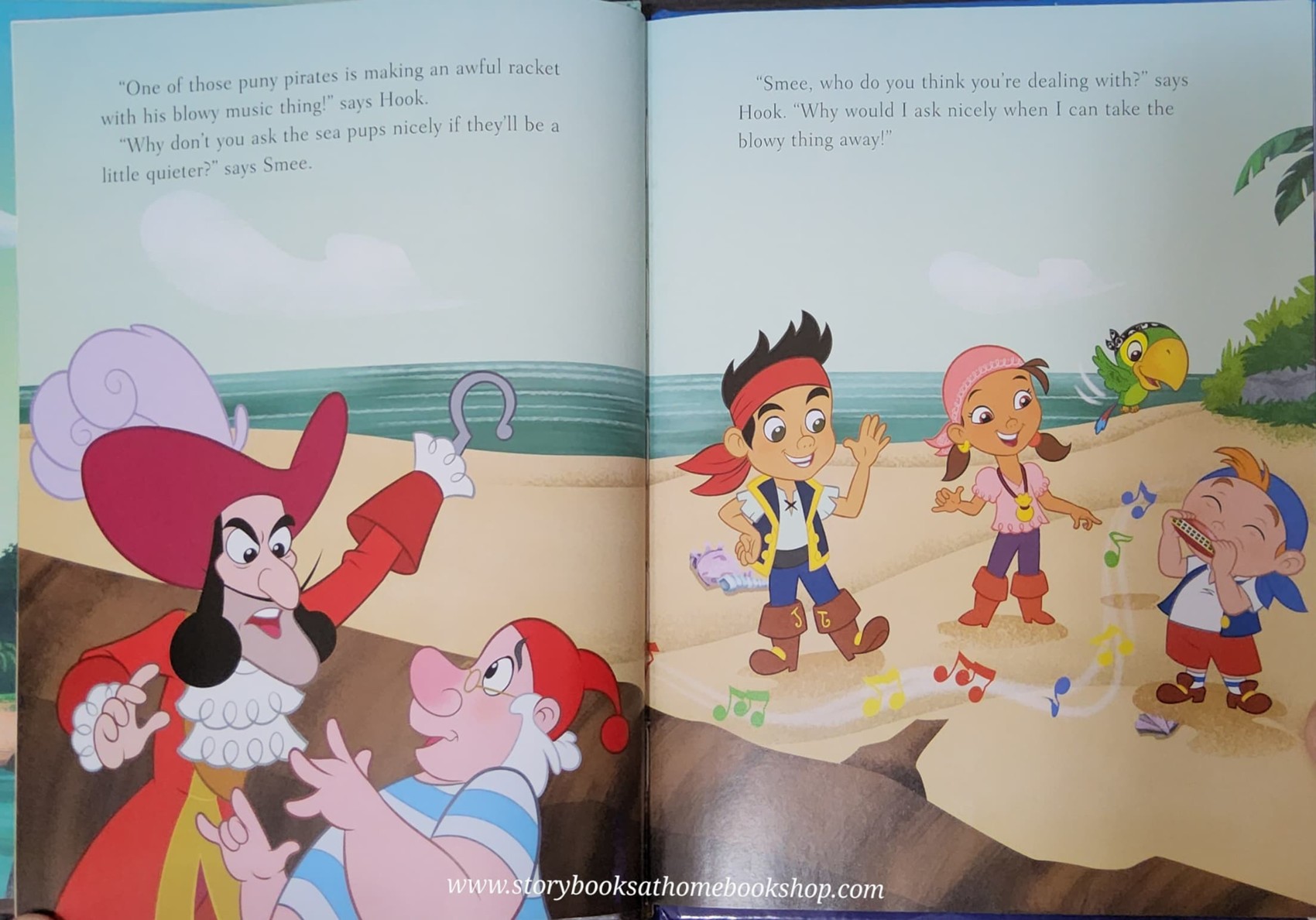 หนังสือนิทานปกแข็ง** 🍅🍅DISNEY JAKE NEVER LAND PIRATES MAGICAL STORY