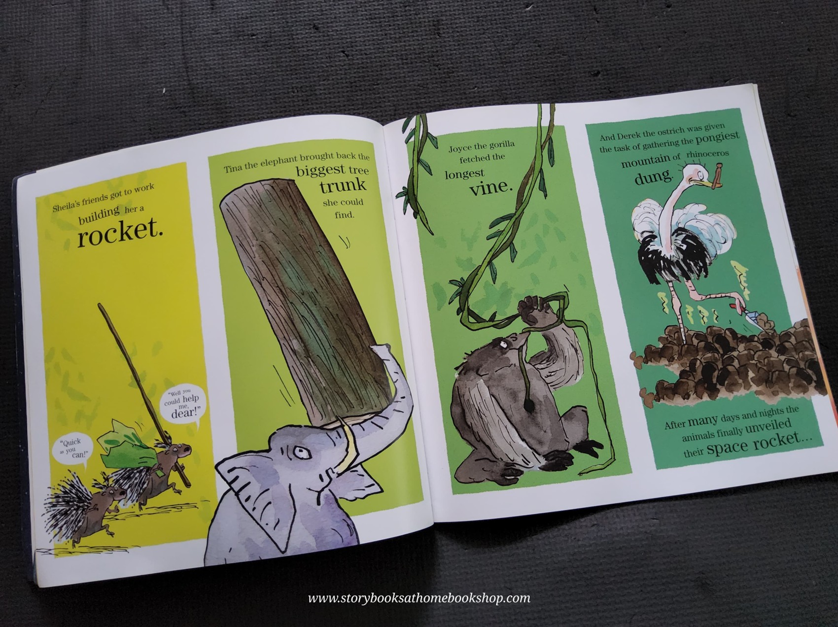 หนังสือนิทานปกอ่อน** 🍅🍓THE FIRST HIPPO ON THE MOON BY DAVID WALLIAMS with CD