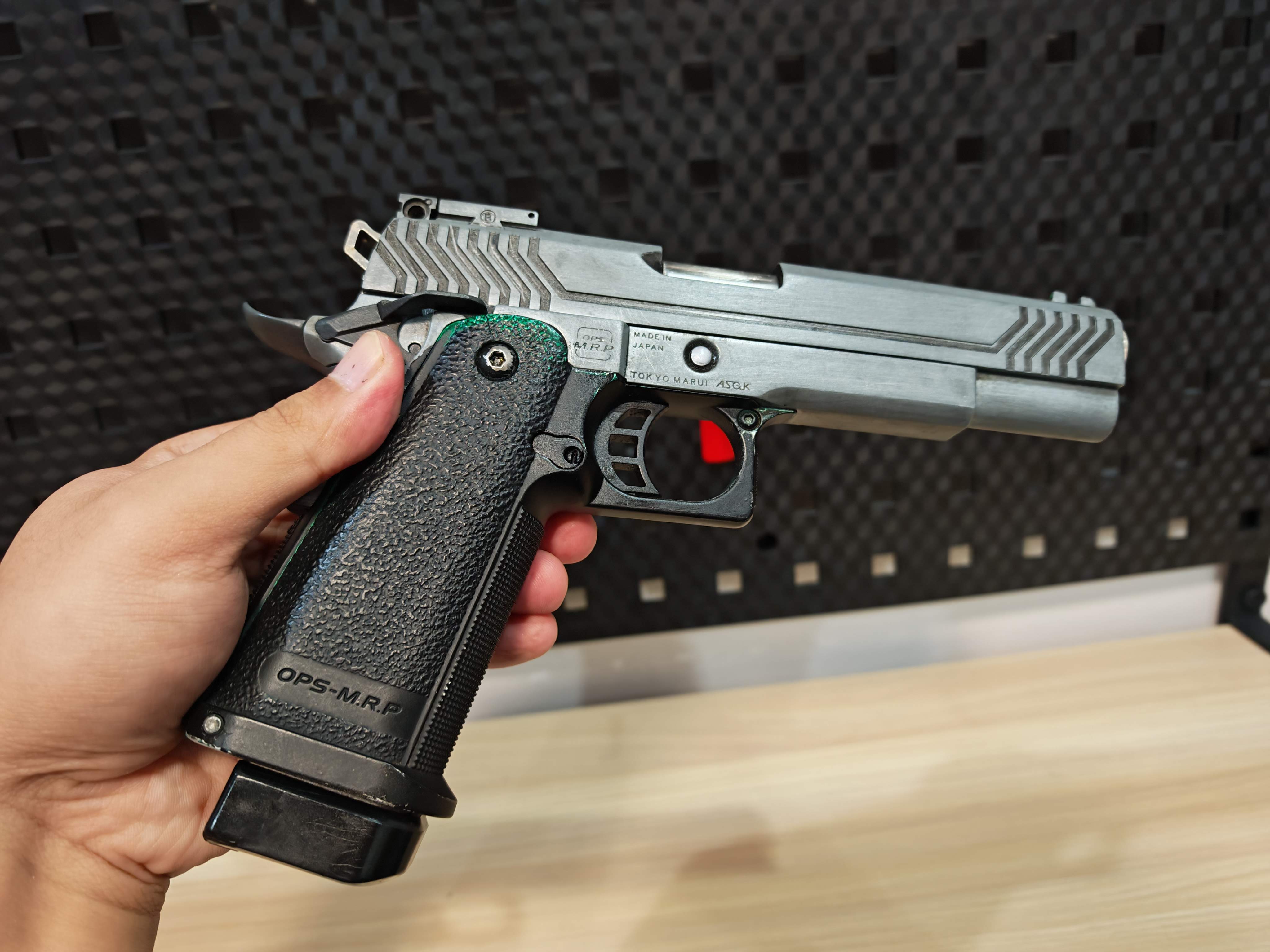 Hi-Capa 5.1 ชุดล่าง Marui ชุดบน WE เดิมๆทั้งตัว BB Gun บีบีกัน แบบแก๊ส ปืนอัดลม Airsoft Gun มือสอง