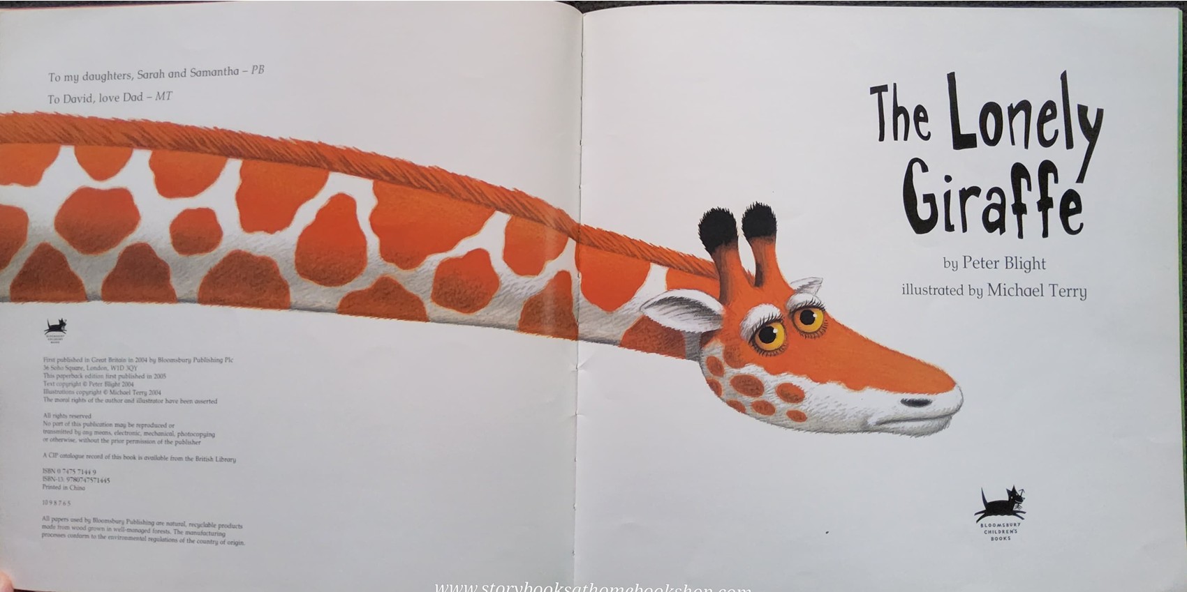 หนังสือนิทานปกอ่อน** 🍅THE LONELY GIRAFFE