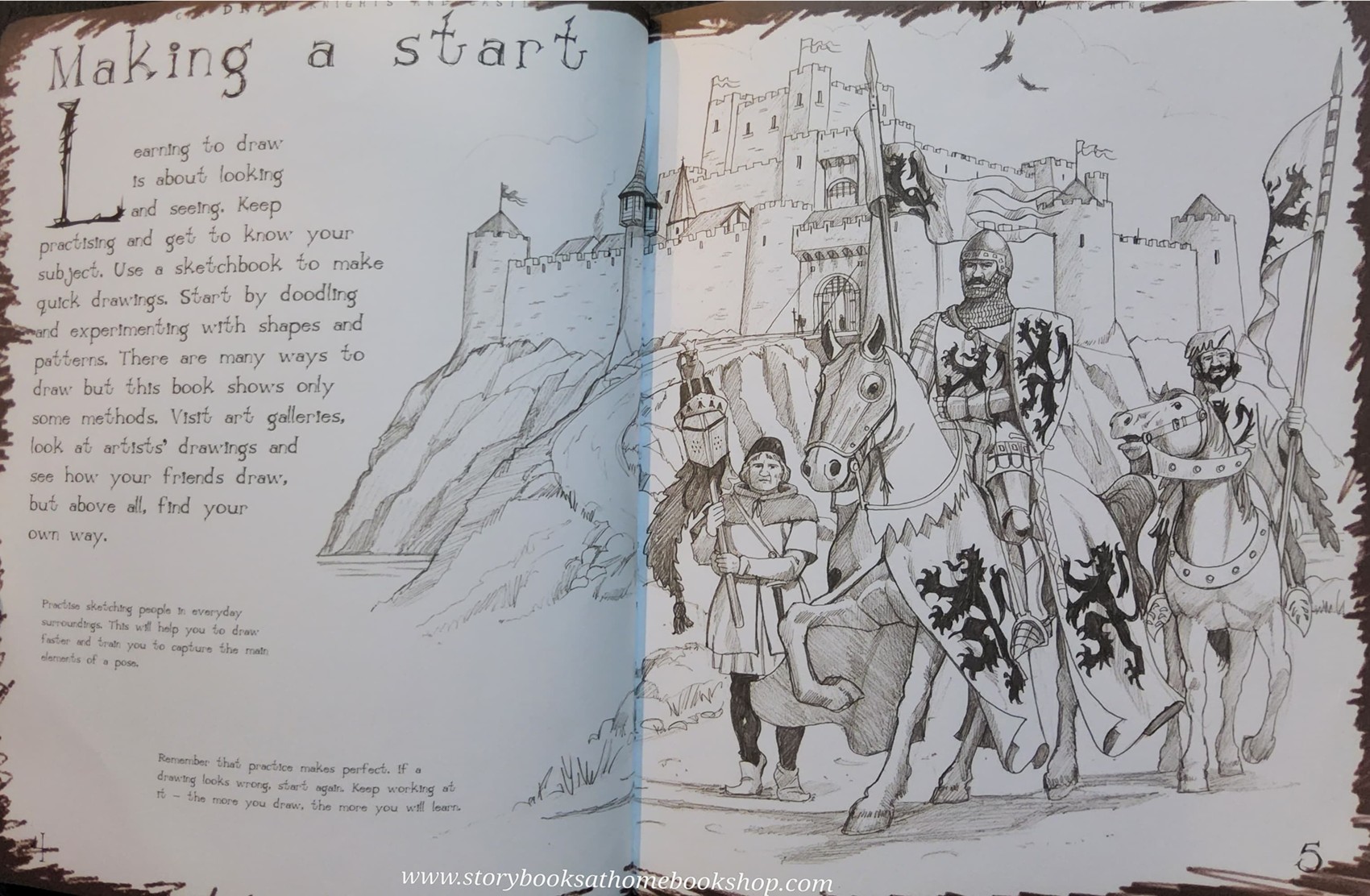 ACTIVITIES BOOK** 🍅🍓HOW TO DRAW KNIGHTS AND CASTLES