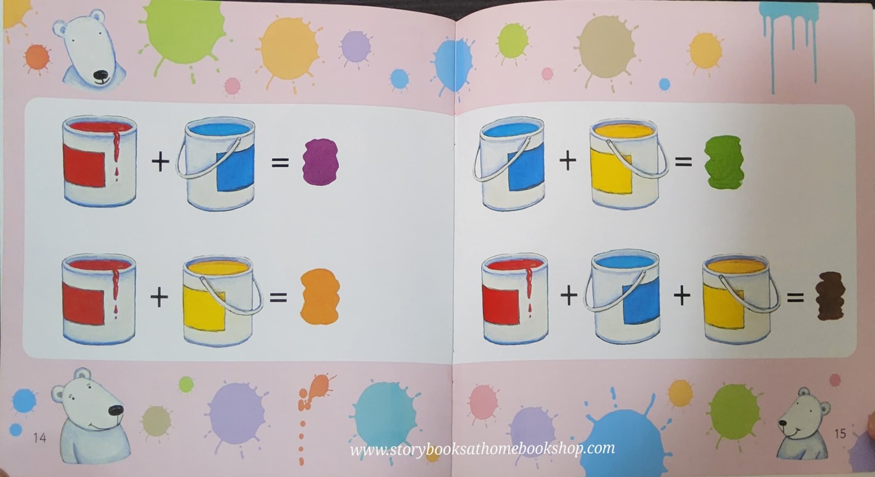 หนังสือนิทานปกอ่อน** 🍅🍅COLOUR BEARS