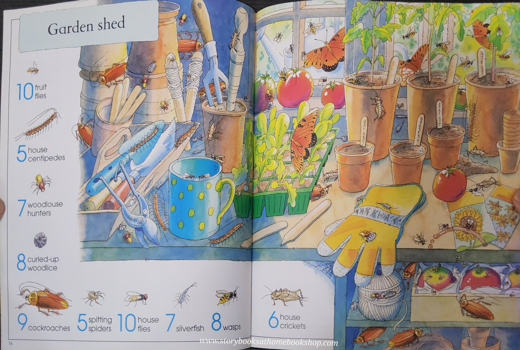 PUZZLE BOOK** ♥️USBORNE 1001 BUGS TO SPOT
