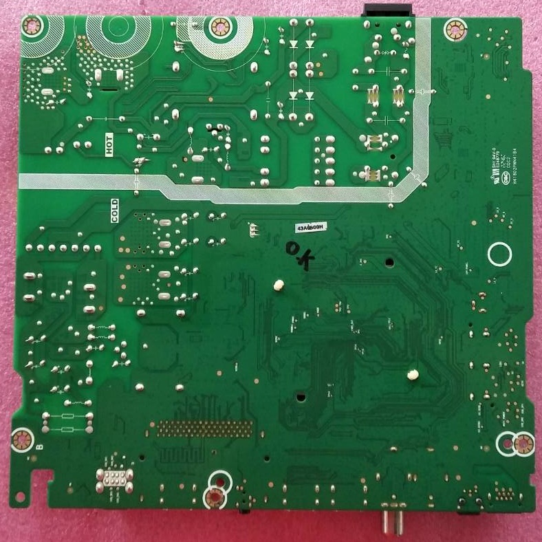 เมนบอร์ดทีวี ไฮเซน Hisense ของแท้มือสองถอดจากเครื่อง รุ่น 43A6500H 43U6K 43A6500K พาร์ทติดบอร์ดRSAG7.820.11980/ROH