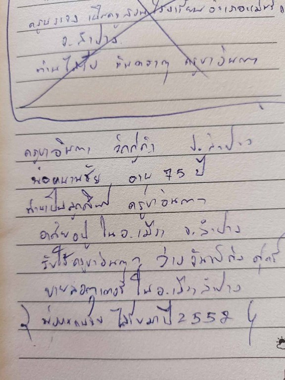 พระทันตธาตุ ครูบาอินตา วัดกู่คำ จ.ลำปาง ได้มาจากพ่อหนานชัย อายุ 75 ปี ปัจจุบันยังมีชีวิตอยู่ (บันทึก พ.ศ.2567) หากว่างจากรับใช้ครูบาอินตา ลุงหนานชัยก็จะไปขายล็อตเตอรี่ ใน อ.เมือง จ.ลำปาง ท่านได้พระทันตธาตุครูบาอินตามาเมื่อปี 2557