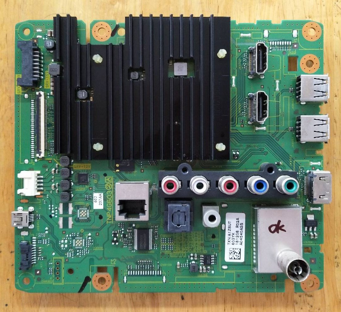 Main Board Panasonic (เมนบอร์ด พานาโซนิค) อะไหล่แท้/ของถอด ใช้กับรุ่น TH-40FS500T พาร์ทบอร์ด TNP4G603