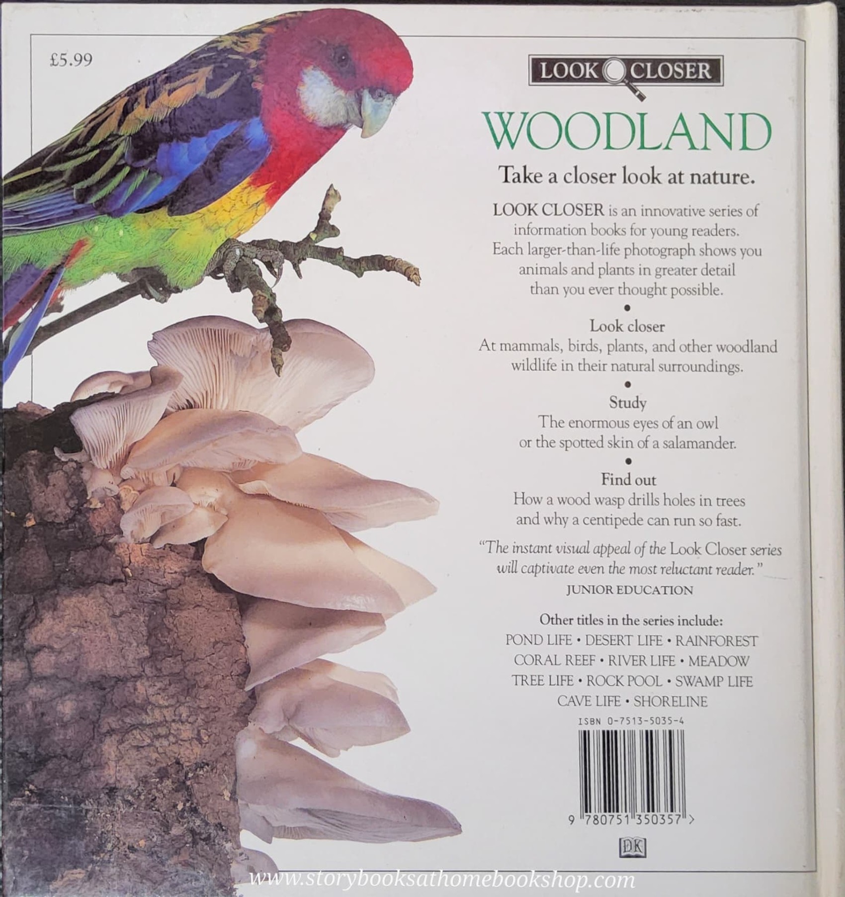 KNOWLEDGE BOOK ** 🍅🍓 LOOK CLOSER:WOODLAND (A close-up look at the natural world of woodland)