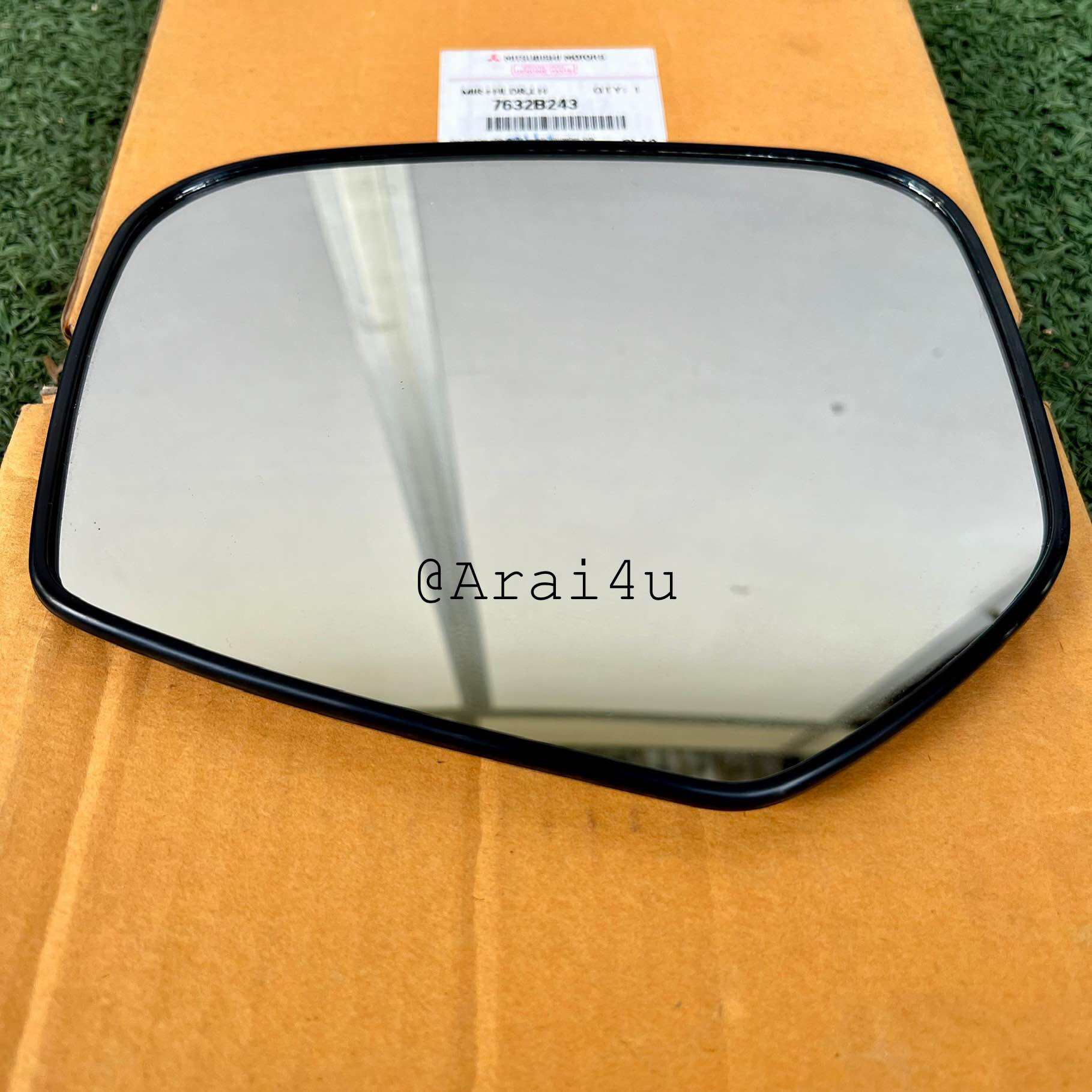 เนื้อกระจกมองข้าง MITSUBISHI NEW TRITON,PAJERO LH/RH ขวา/ซ้าย 2015-2019 ห้าง (7632B244-3)