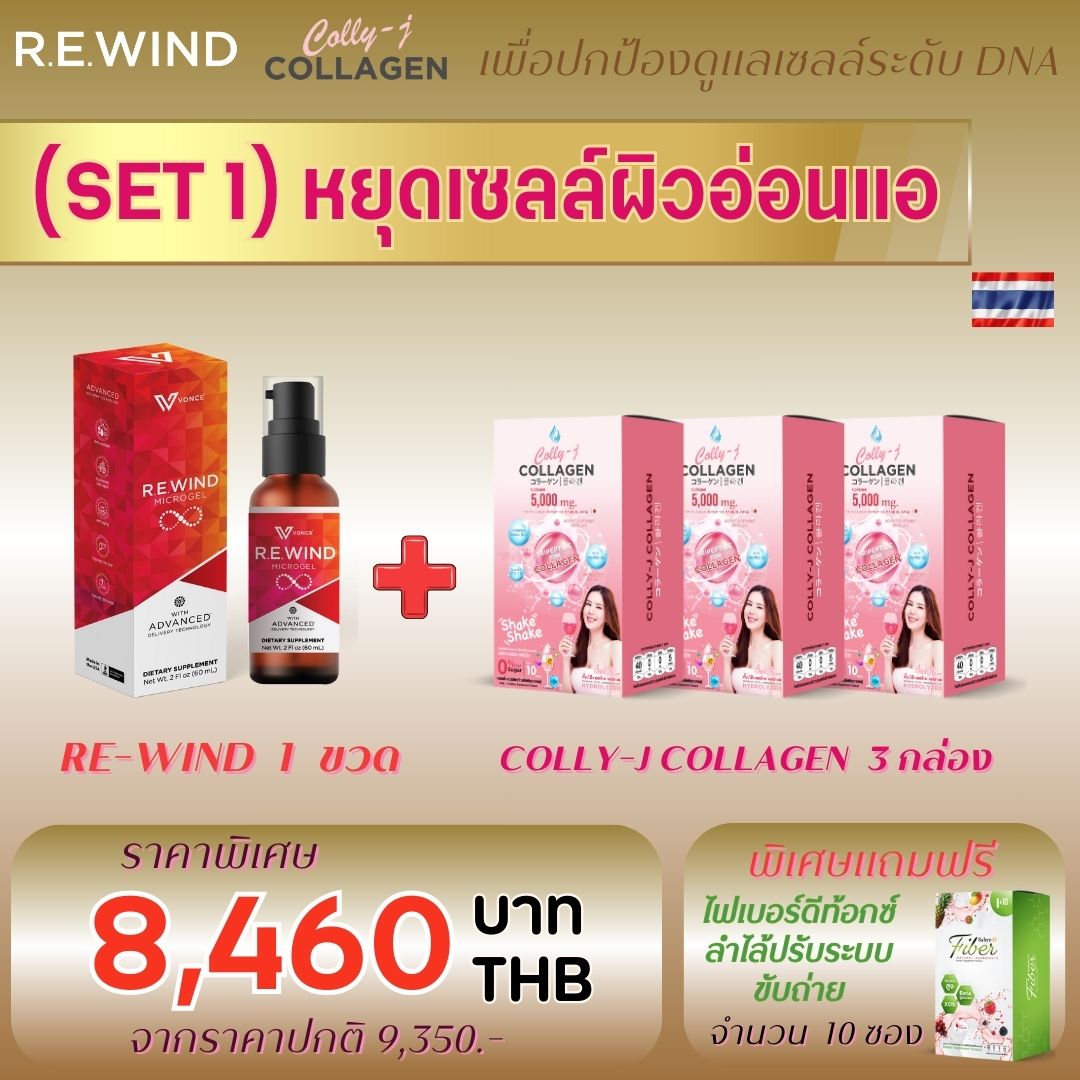 RE-WIND หยุดเซลล์ผิวอ่อนแอ